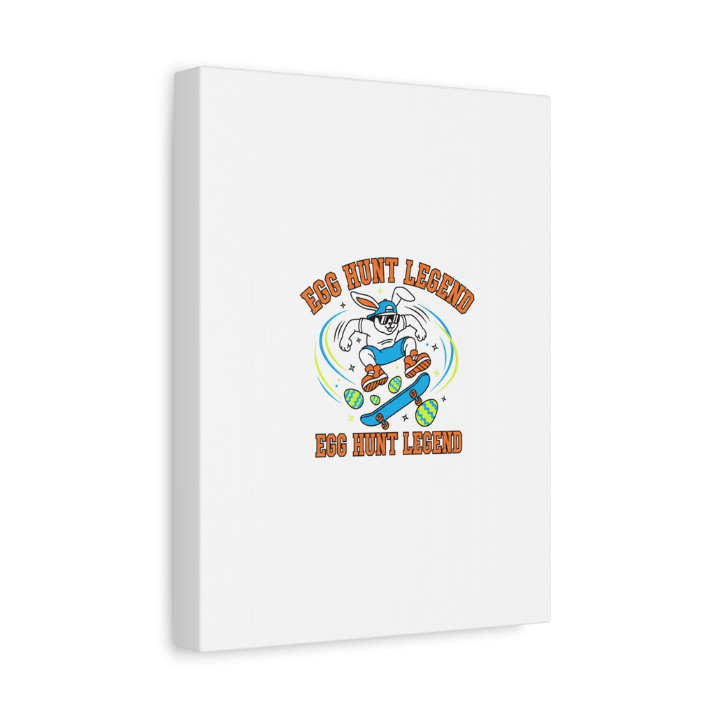 Egg Hunt Legend Canvas | Bold Boys Easter, Egg Hunter Skateboard Dino Egg