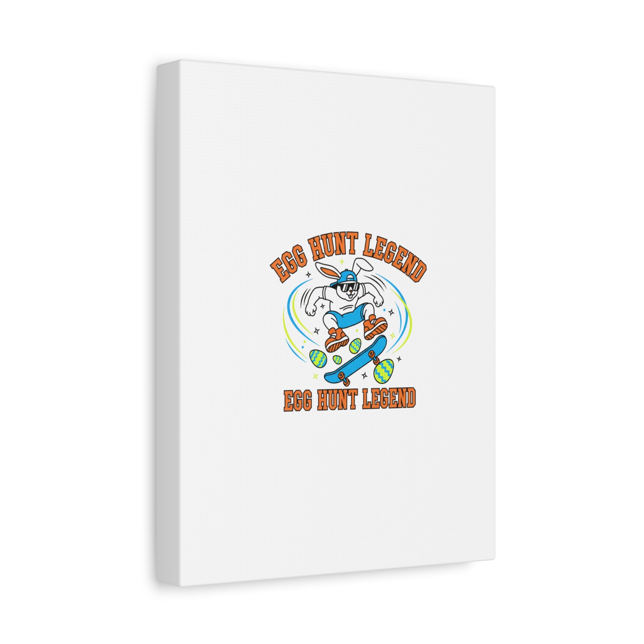 Egg Hunt Legend Canvas | Bold Boys Easter, Egg Hunter Skateboard Dino Egg