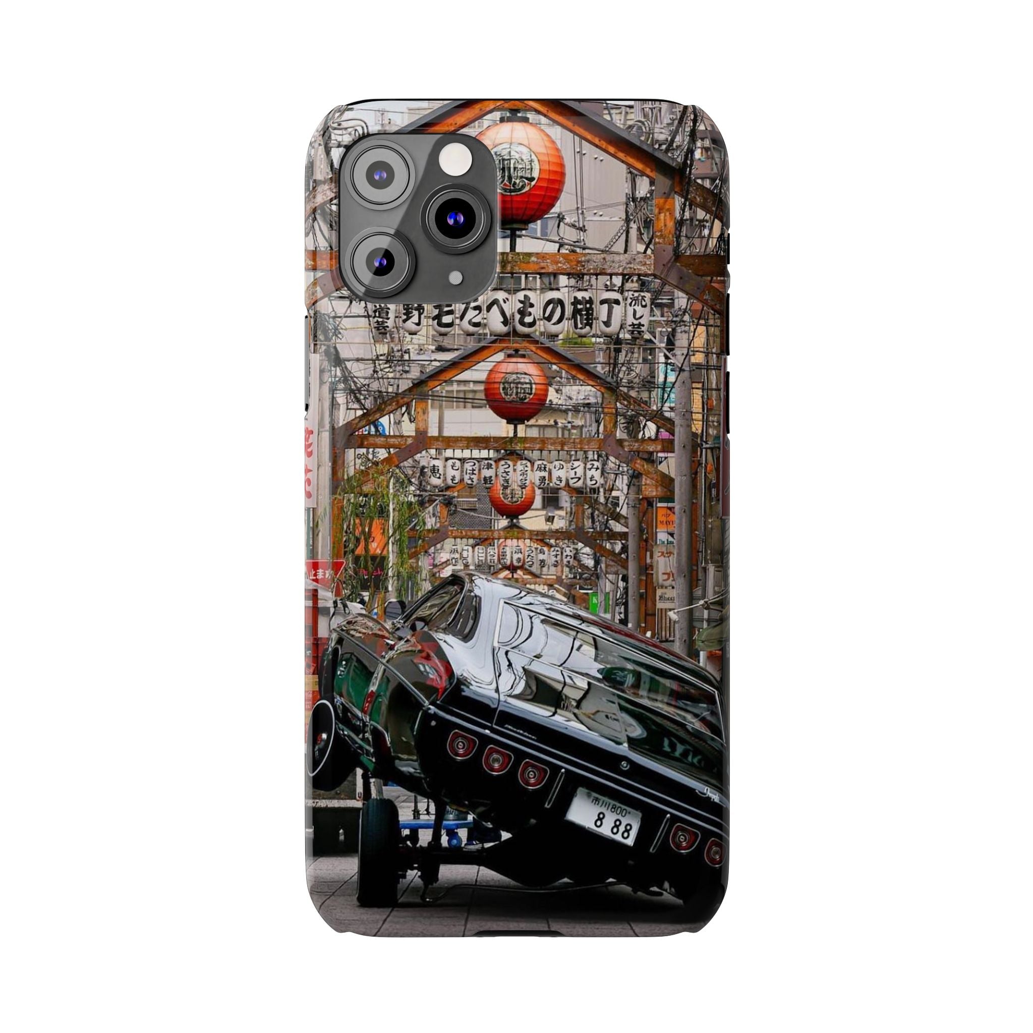 Retro Japanese Street Lowrider Slim Phone Case