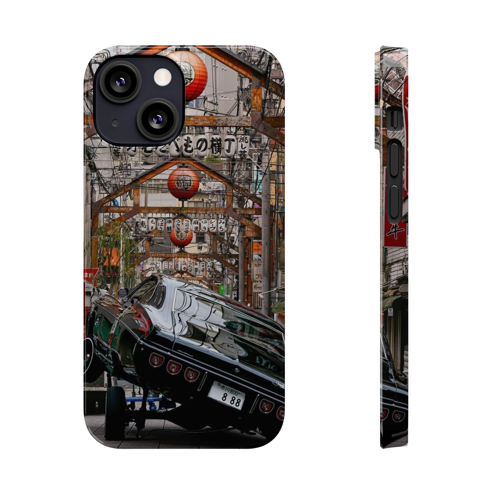 Retro Japanese Street Lowrider Slim Phone Case