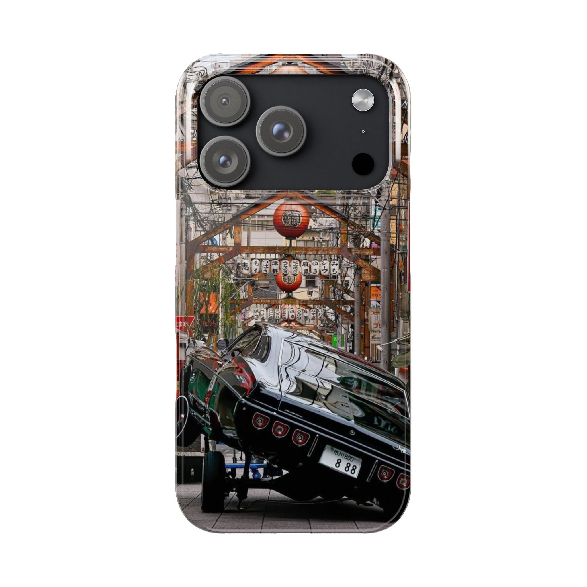 Retro Japanese Street Lowrider Slim Phone Case