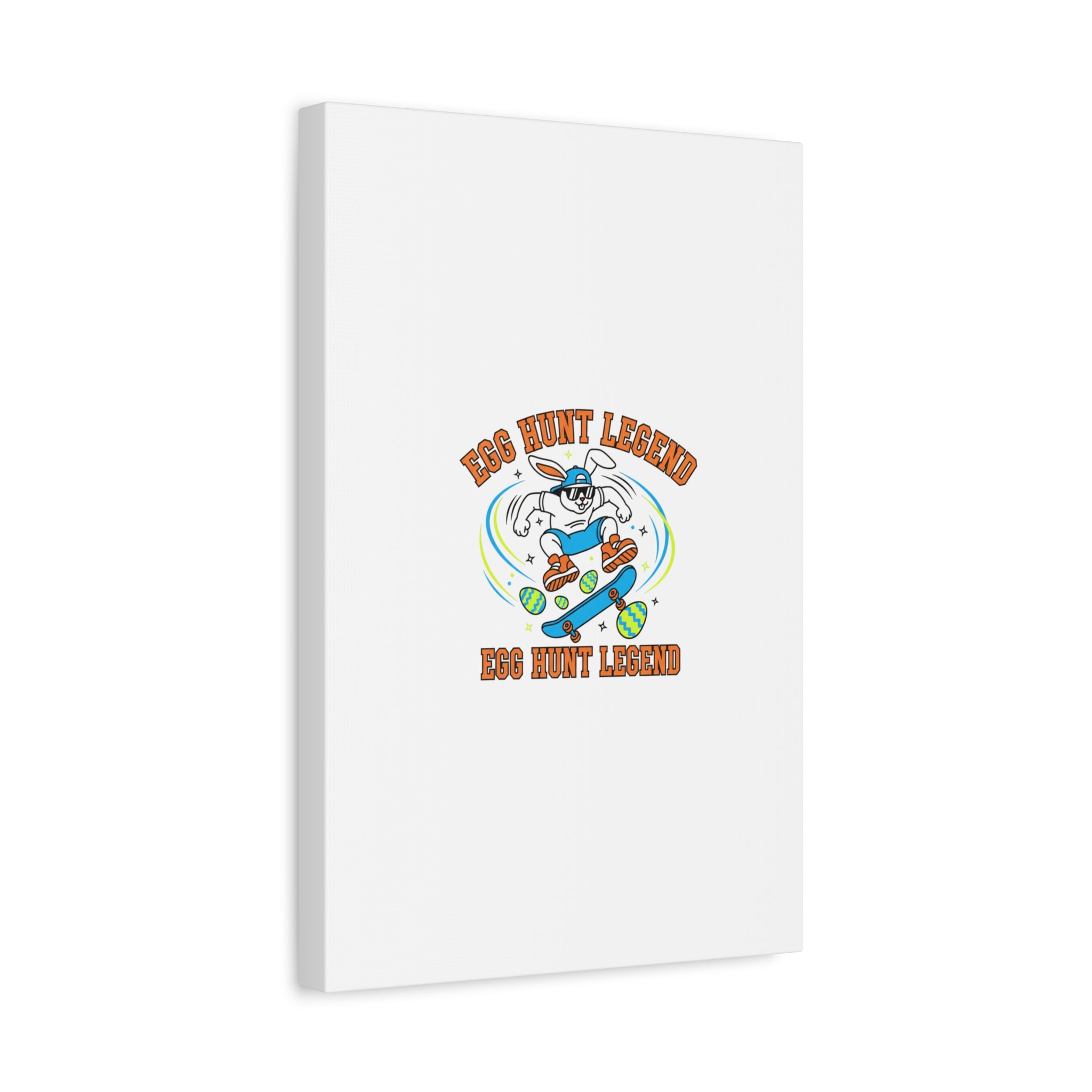 Egg Hunt Legend Canvas | Bold Boys Easter, Egg Hunter Skateboard Dino Egg