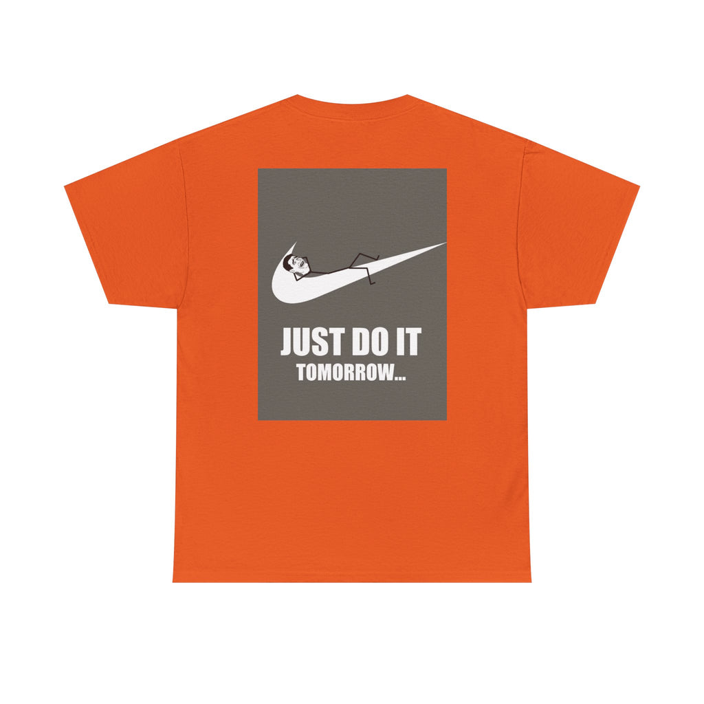 Just Do It Tomorrow Tee — 'Deal With It' Pixel Sunglasses Graphic T‑Shirt