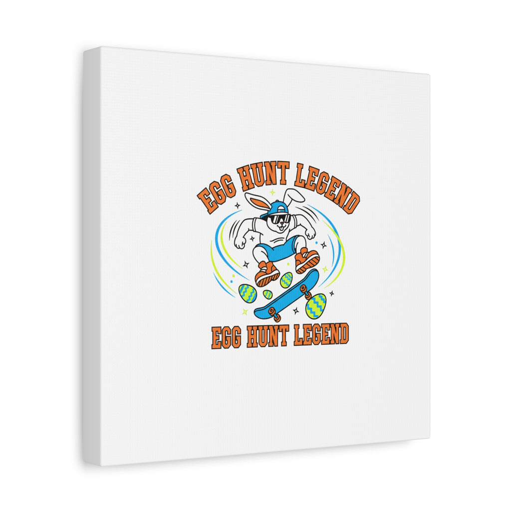 Egg Hunt Legend Canvas | Bold Boys Easter, Egg Hunter Skateboard Dino Egg