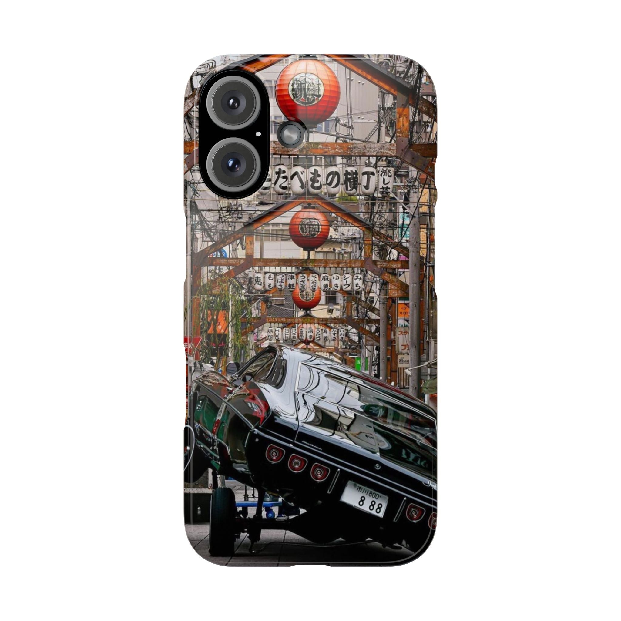 Retro Japanese Street Lowrider Slim Phone Case