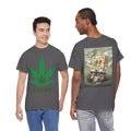 Organic Cannabis Leaf T‑Shirt — "It's Organic" Graphic Tee (Sponge Parody Back Print)