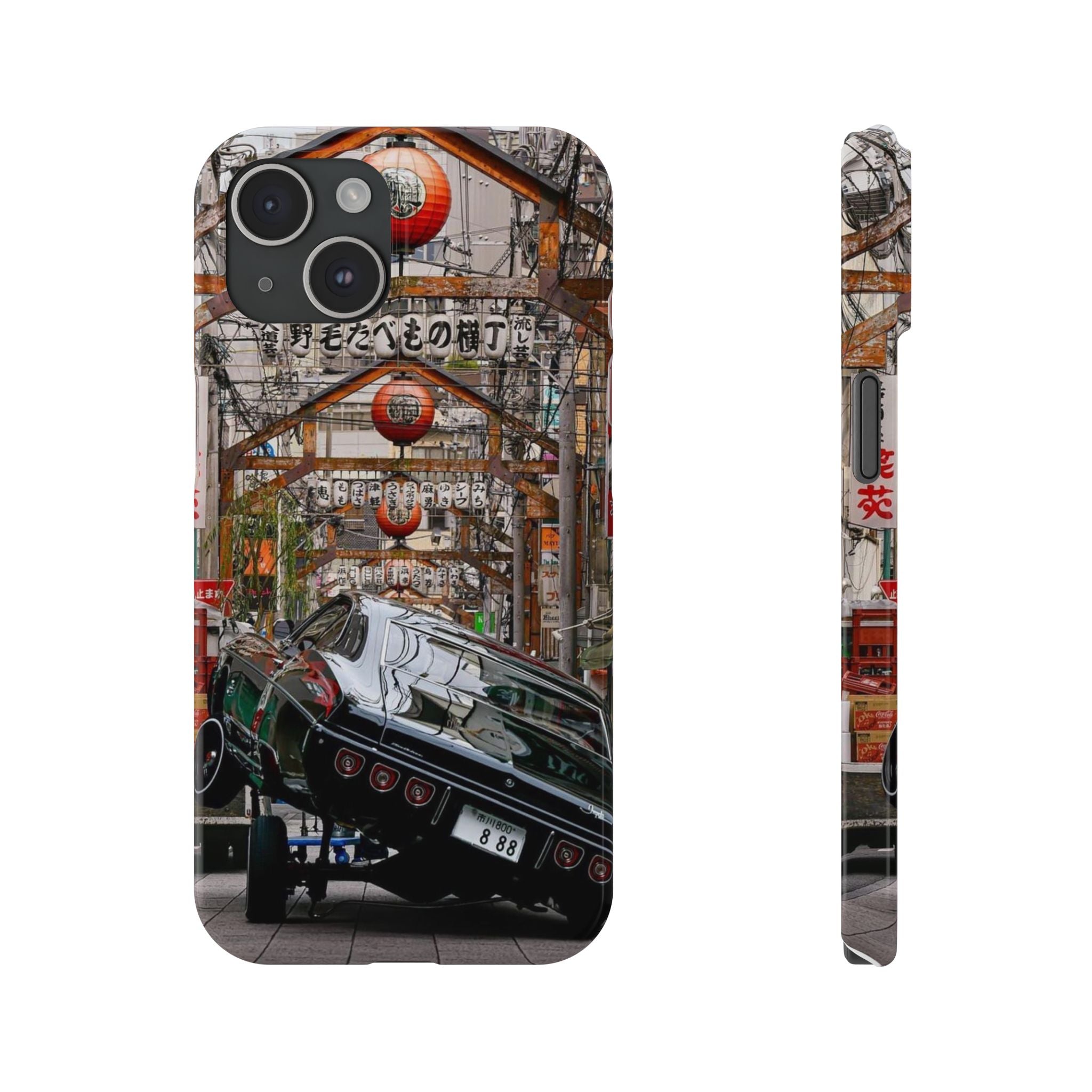 Retro Japanese Street Lowrider Slim Phone Case