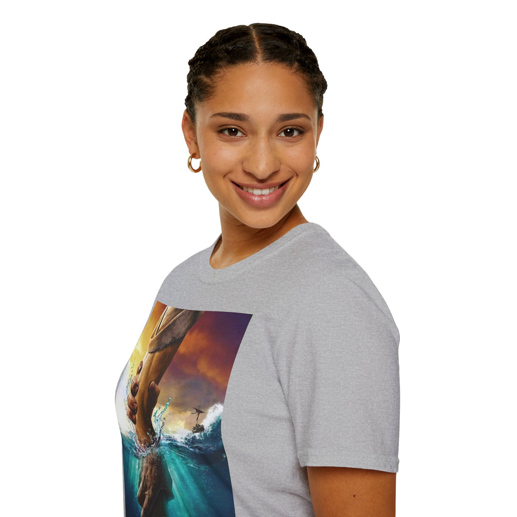 Rescue & Hope T-Shirt — Helping Hand Graphic Tee