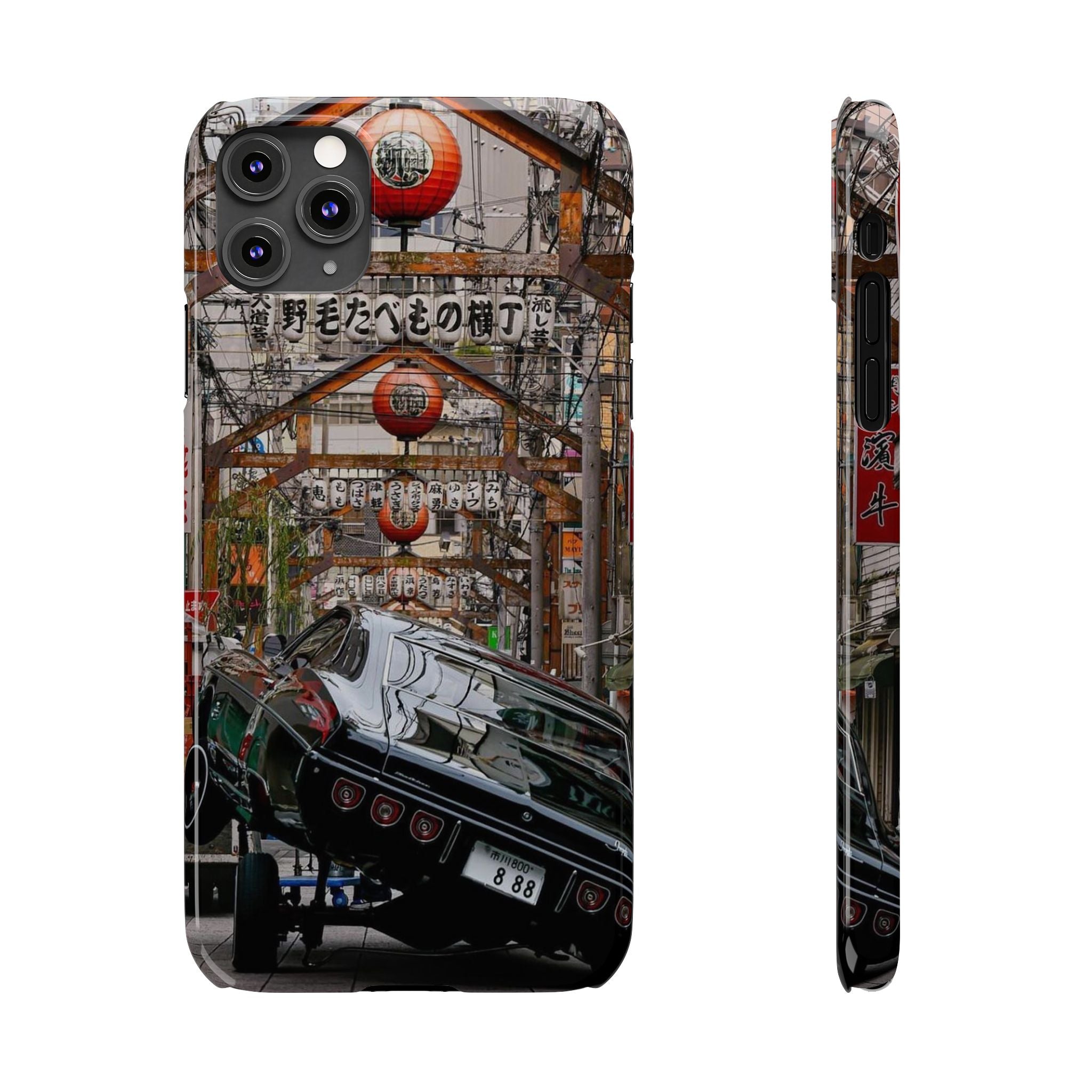 Retro Japanese Street Lowrider Slim Phone Case