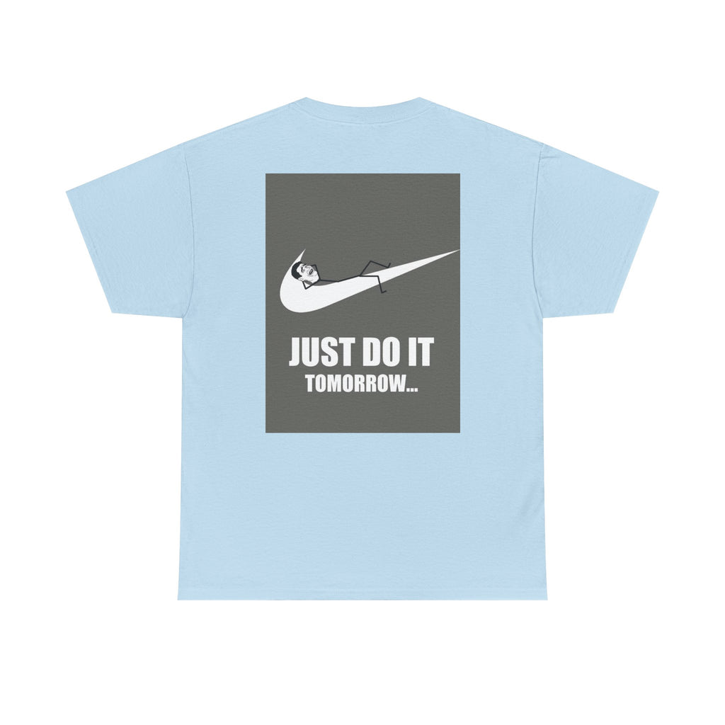Just Do It Tomorrow Tee — 'Deal With It' Pixel Sunglasses Graphic T‑Shirt