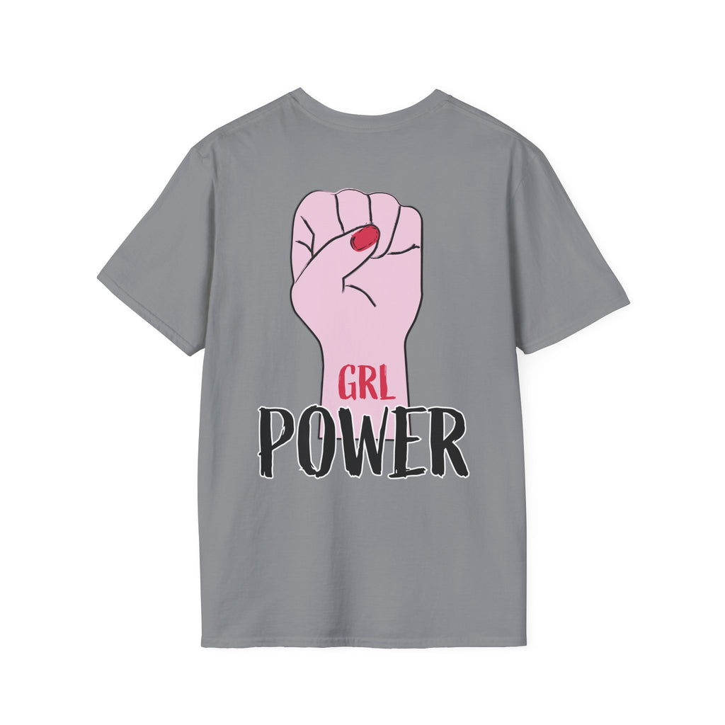 Girl Power Floral Portrait T-Shirt