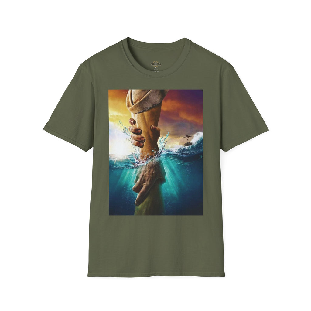 Rescue & Hope T-Shirt — Helping Hand Graphic Tee