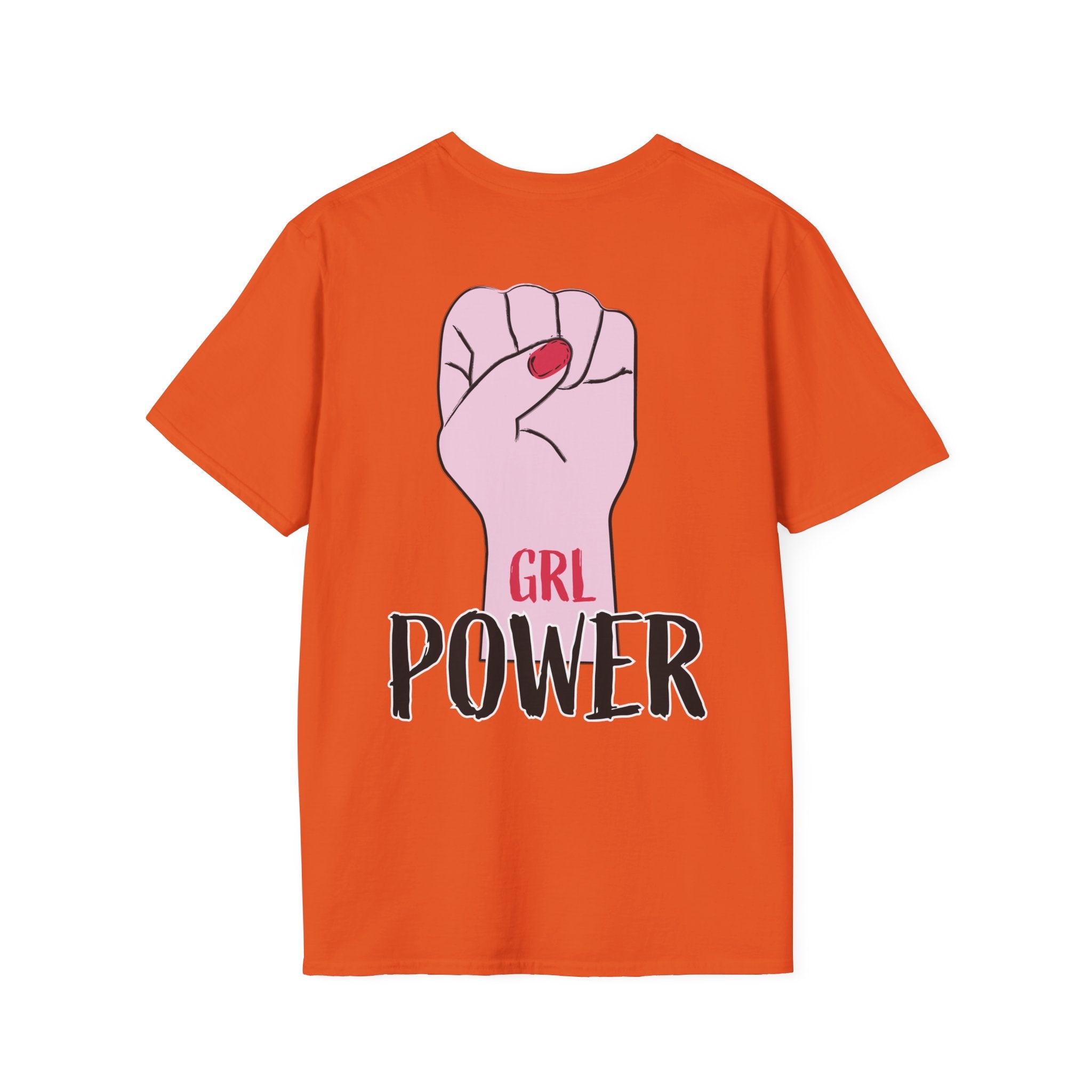 Girl Power Floral Portrait T-Shirt