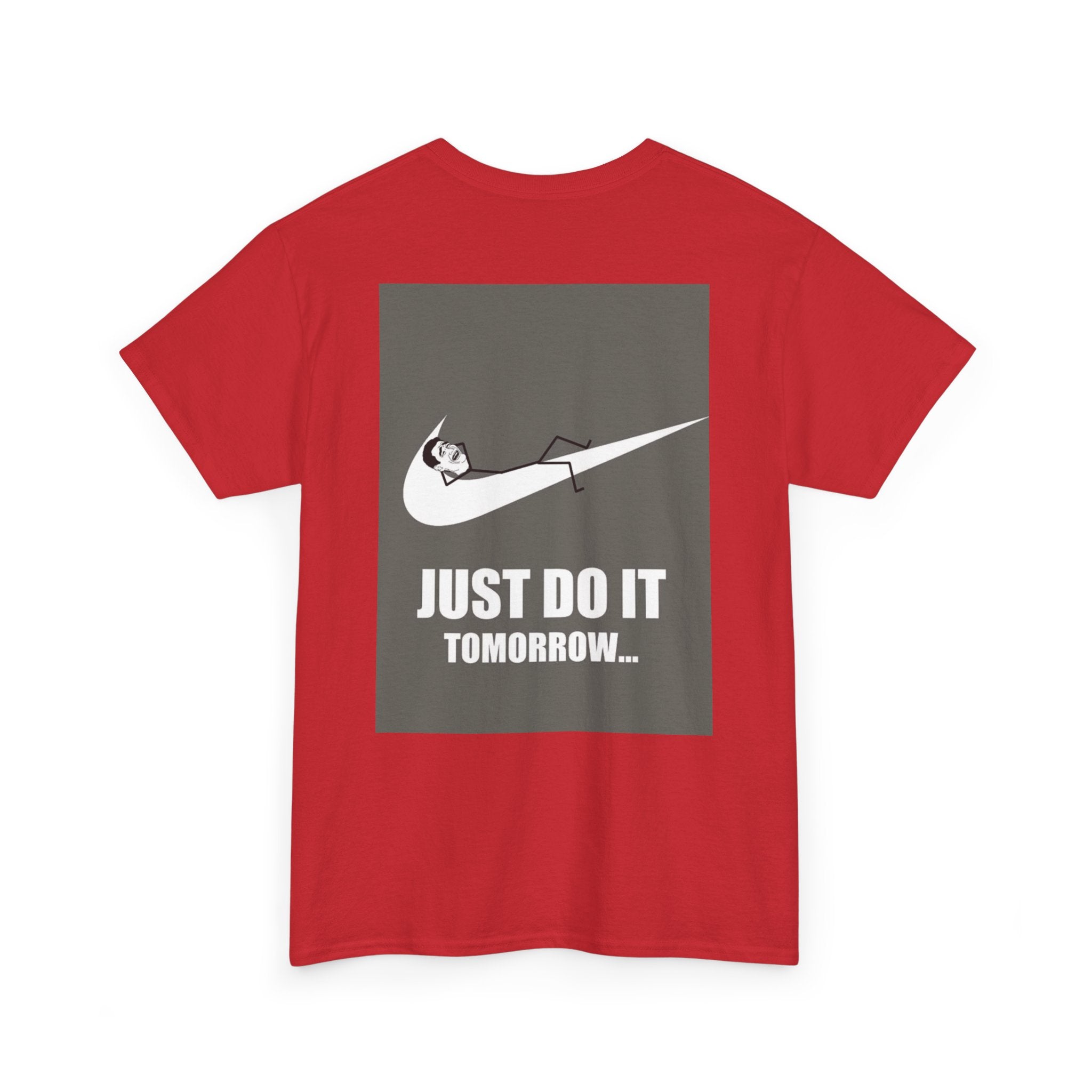 Just Do It Tomorrow Tee — 'Deal With It' Pixel Sunglasses Graphic T‑Shirt