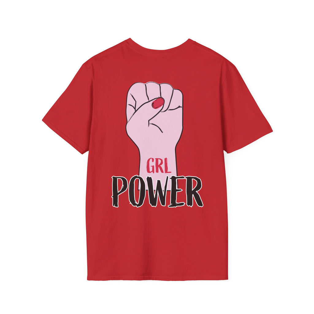 Girl Power Floral Portrait T-Shirt