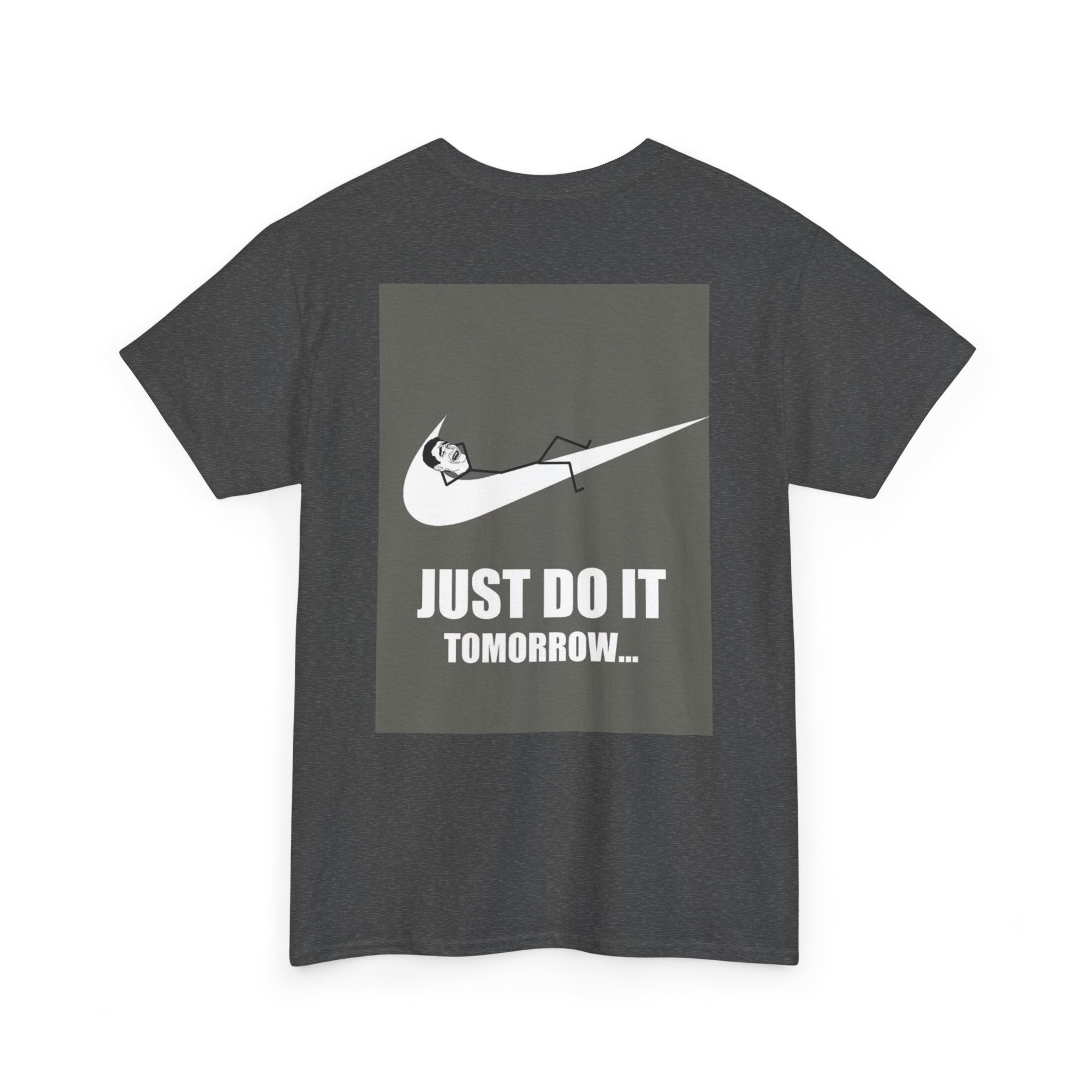 Just Do It Tomorrow Tee — 'Deal With It' Pixel Sunglasses Graphic T‑Shirt
