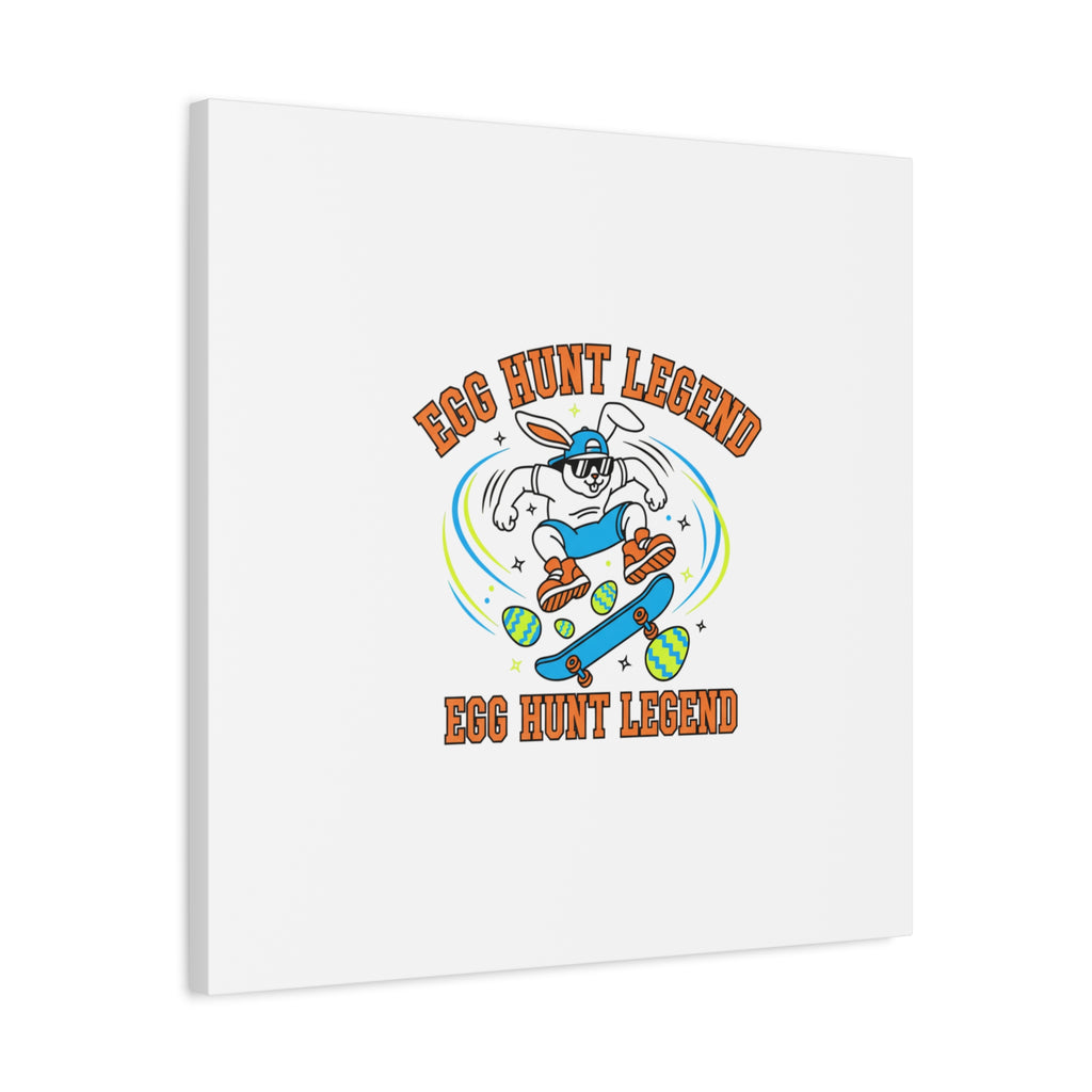 Egg Hunt Legend Canvas | Bold Boys Easter, Egg Hunter Skateboard Dino Egg