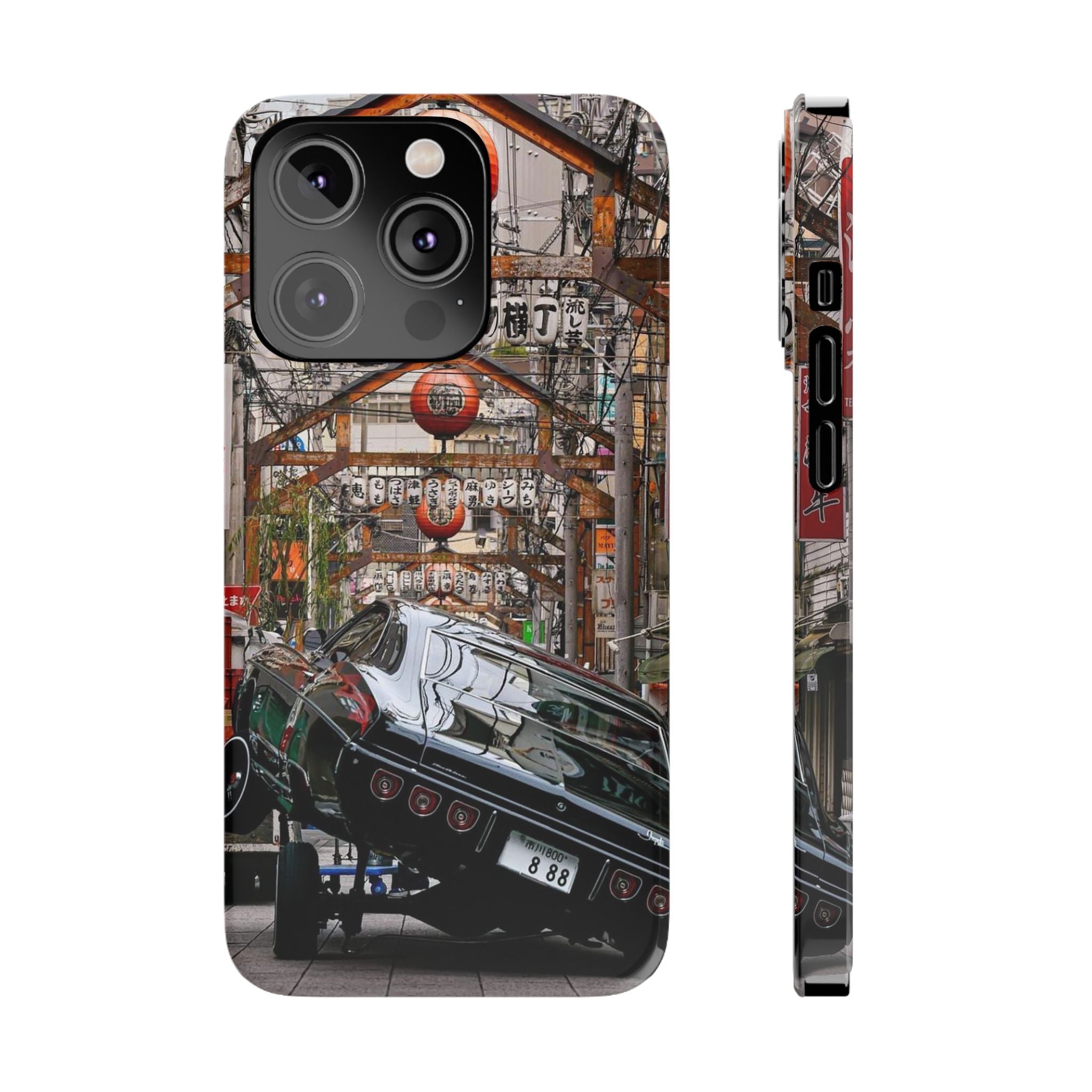 Retro Japanese Street Lowrider Slim Phone Case