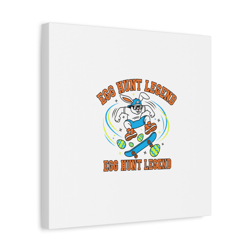 Egg Hunt Legend Canvas | Bold Boys Easter, Egg Hunter Skateboard Dino Egg