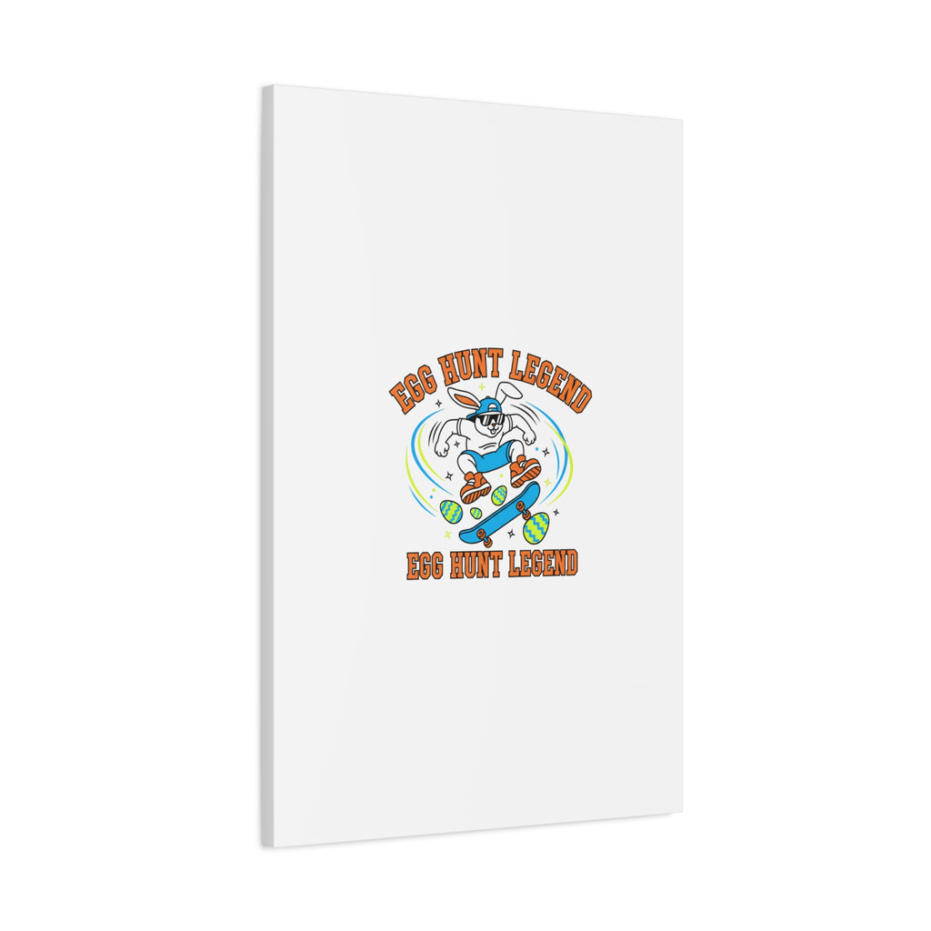 Egg Hunt Legend Canvas | Bold Boys Easter, Egg Hunter Skateboard Dino Egg
