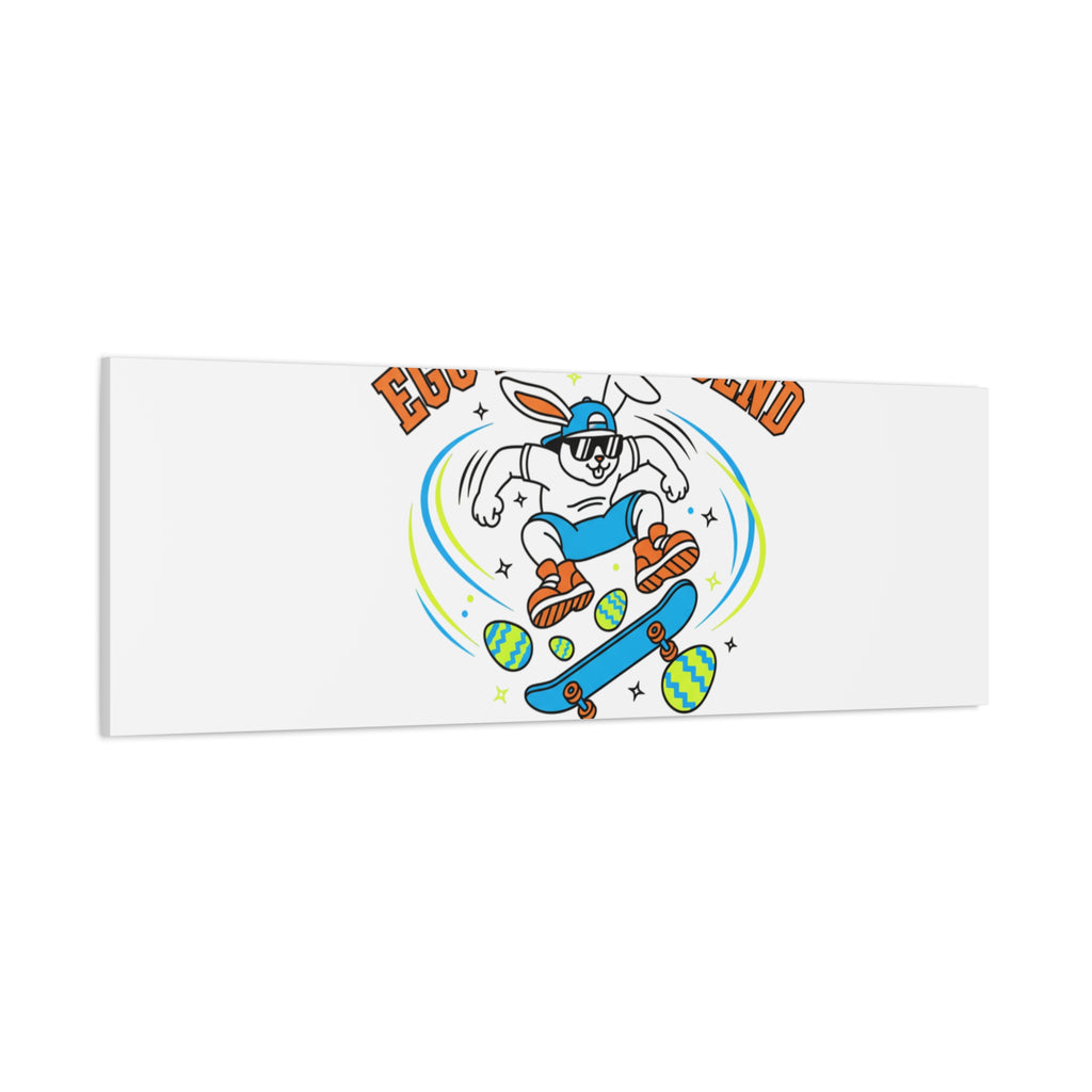 Egg Hunt Legend Canvas | Bold Boys Easter, Egg Hunter Skateboard Dino Egg