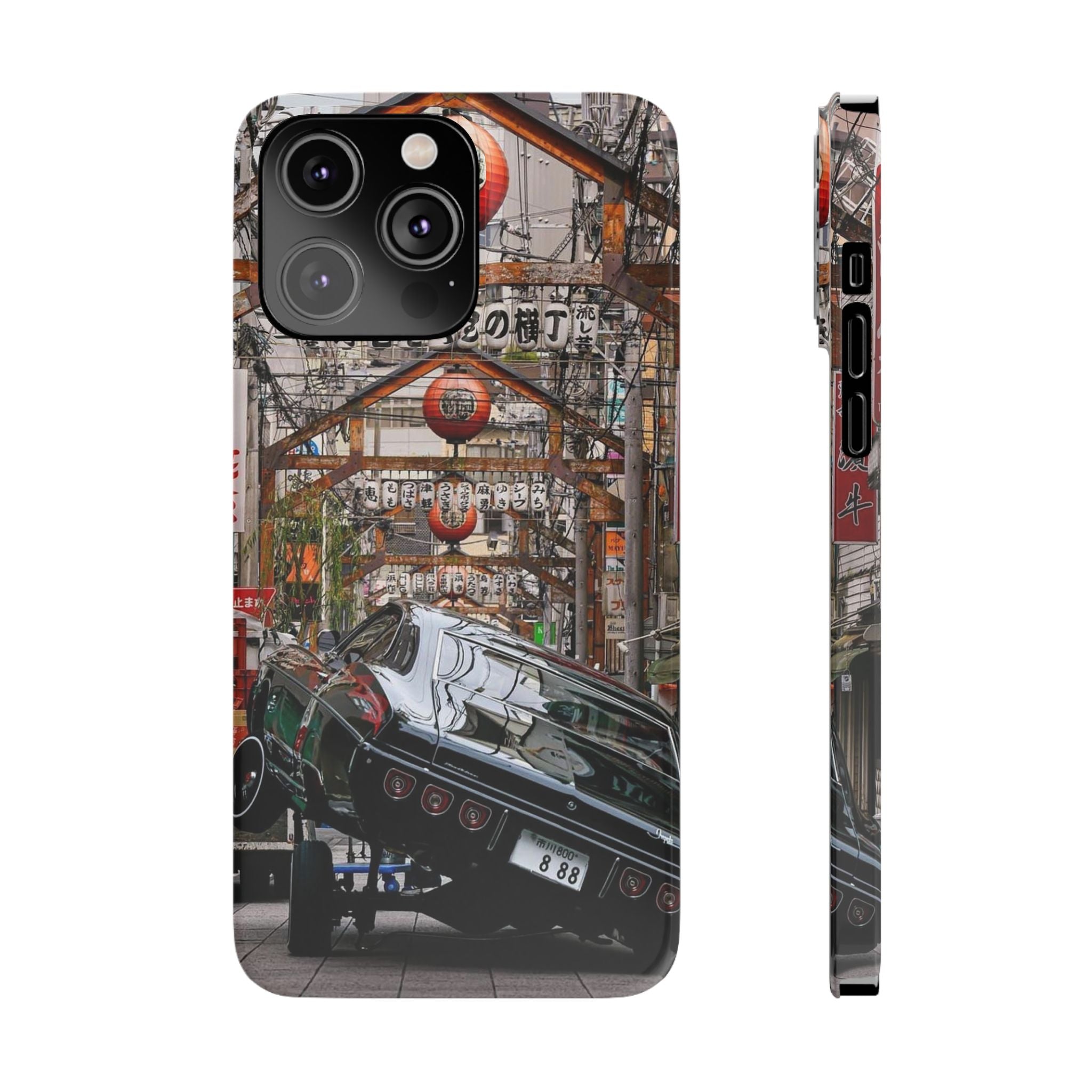 Retro Japanese Street Lowrider Slim Phone Case