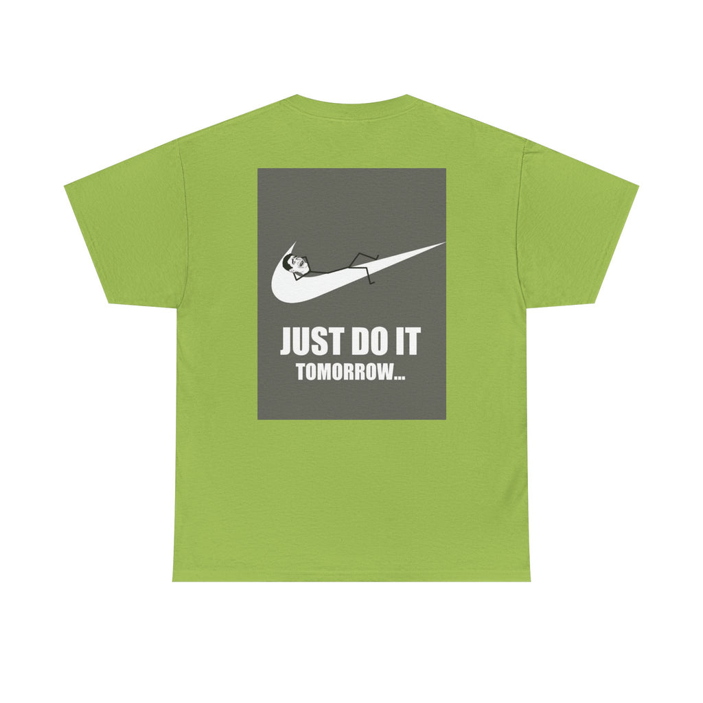 Just Do It Tomorrow Tee — 'Deal With It' Pixel Sunglasses Graphic T‑Shirt