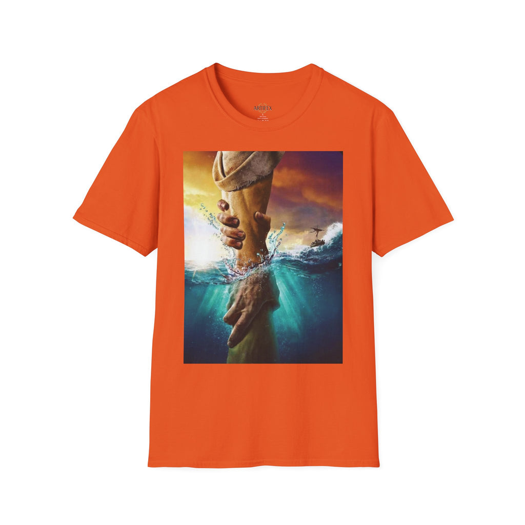 Rescue & Hope T-Shirt — Helping Hand Graphic Tee