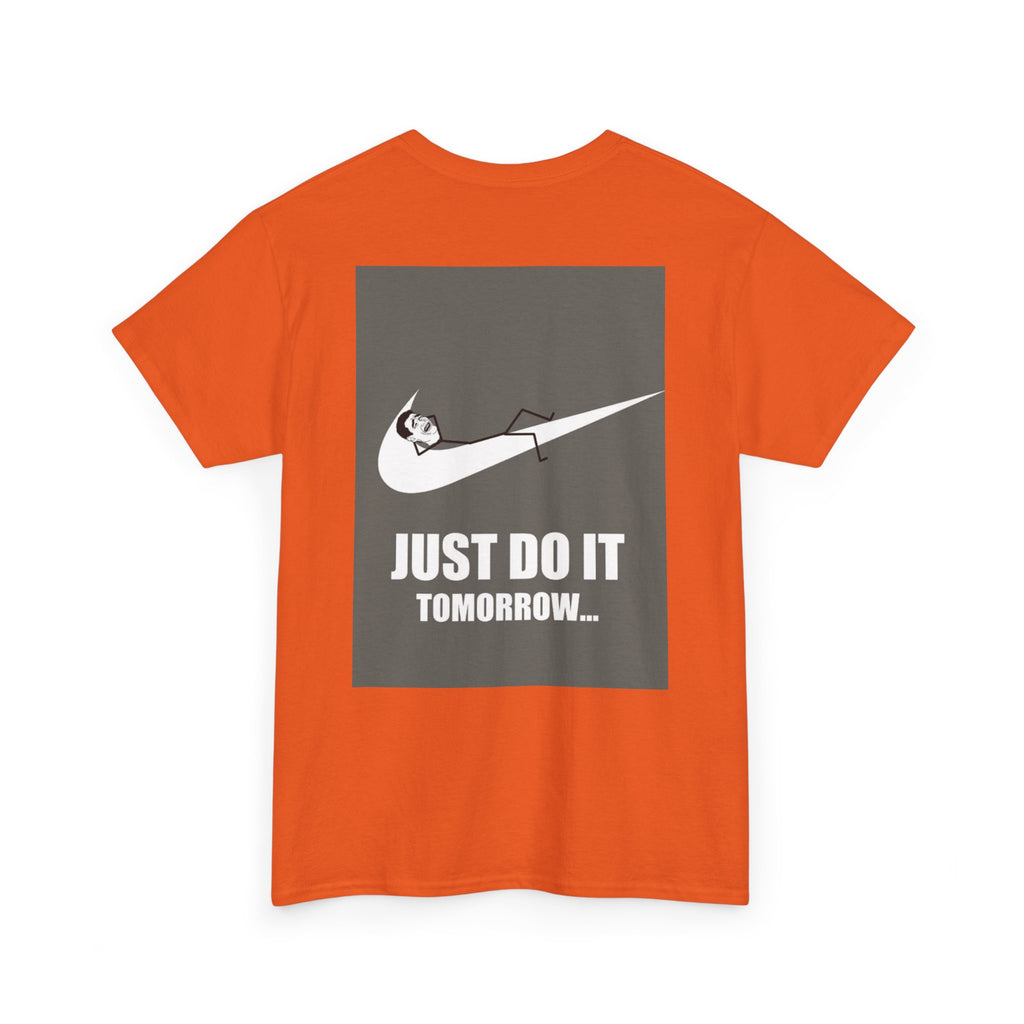 Just Do It Tomorrow Tee — 'Deal With It' Pixel Sunglasses Graphic T‑Shirt
