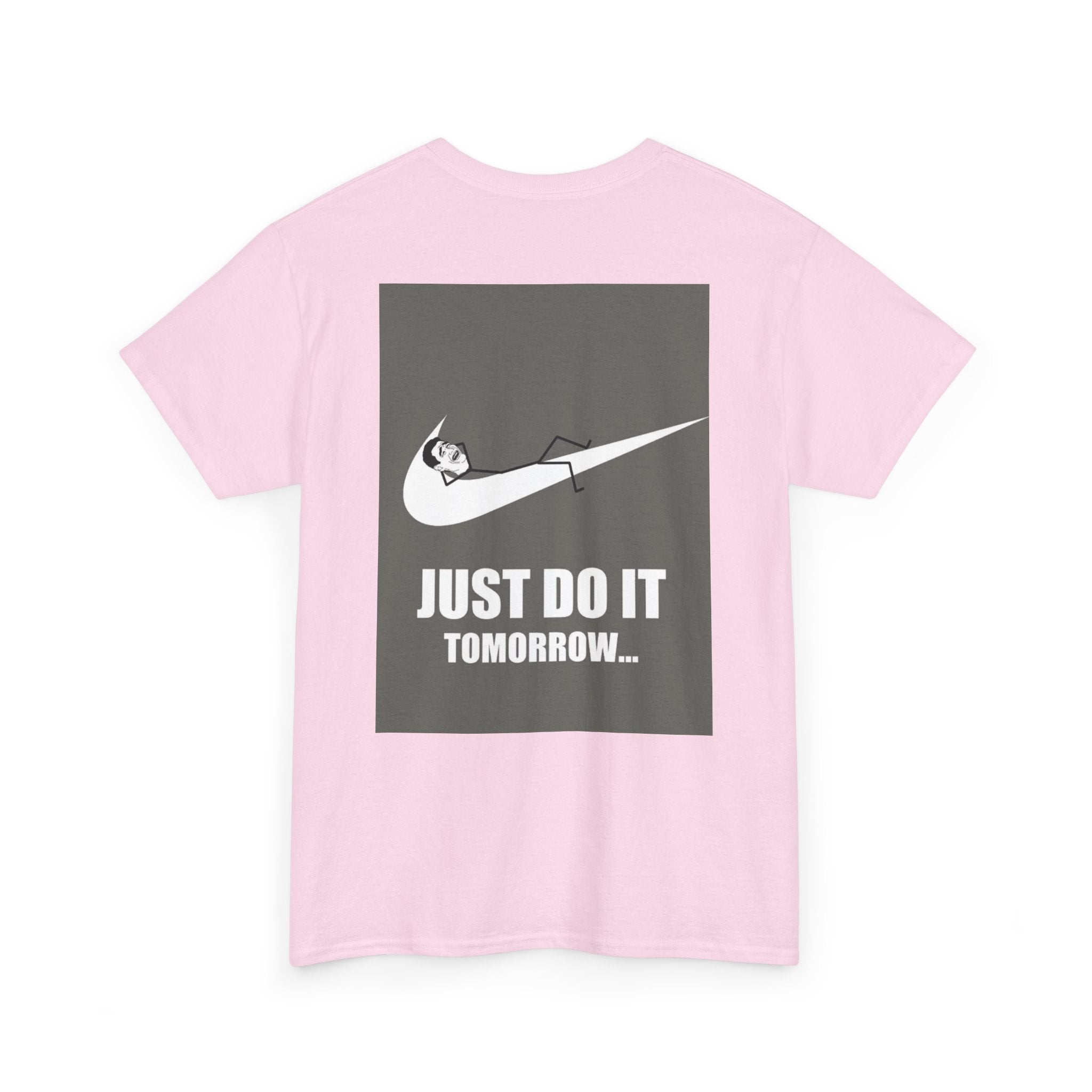 Just Do It Tomorrow Tee — 'Deal With It' Pixel Sunglasses Graphic T‑Shirt