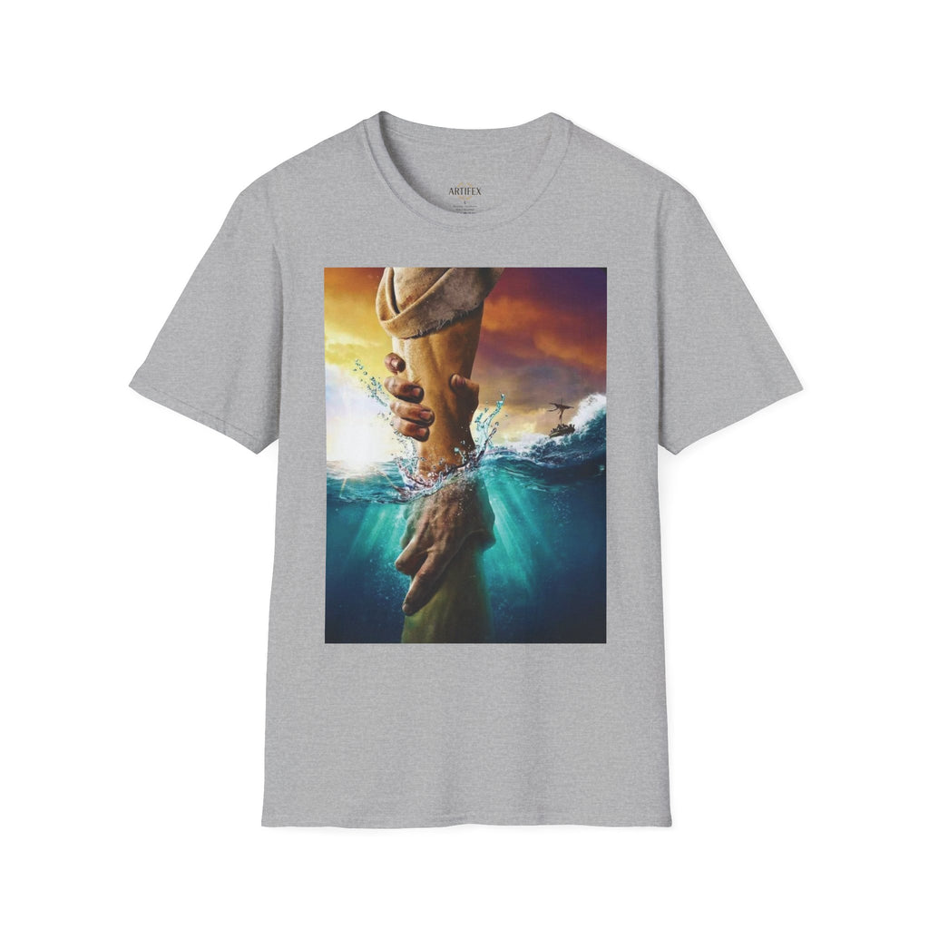 Rescue & Hope T-Shirt — Helping Hand Graphic Tee