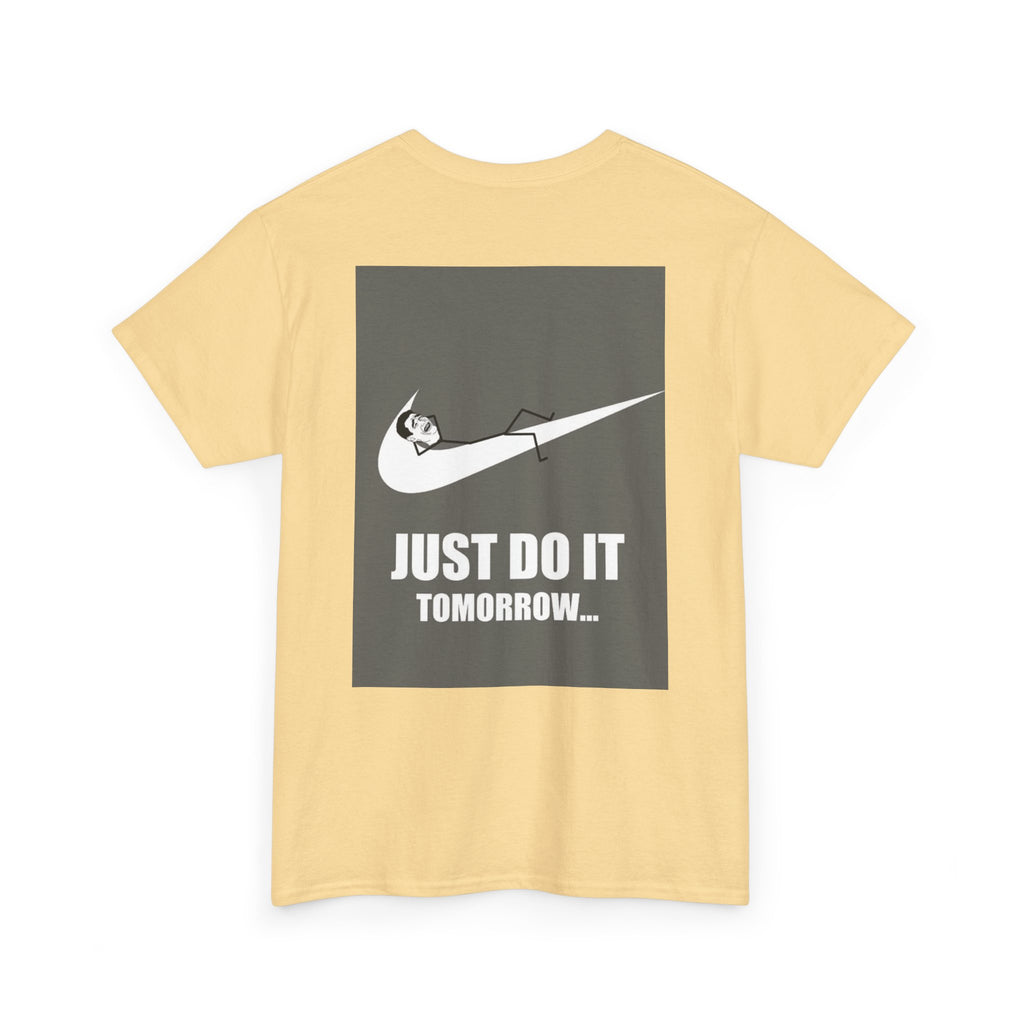 Just Do It Tomorrow Tee — 'Deal With It' Pixel Sunglasses Graphic T‑Shirt