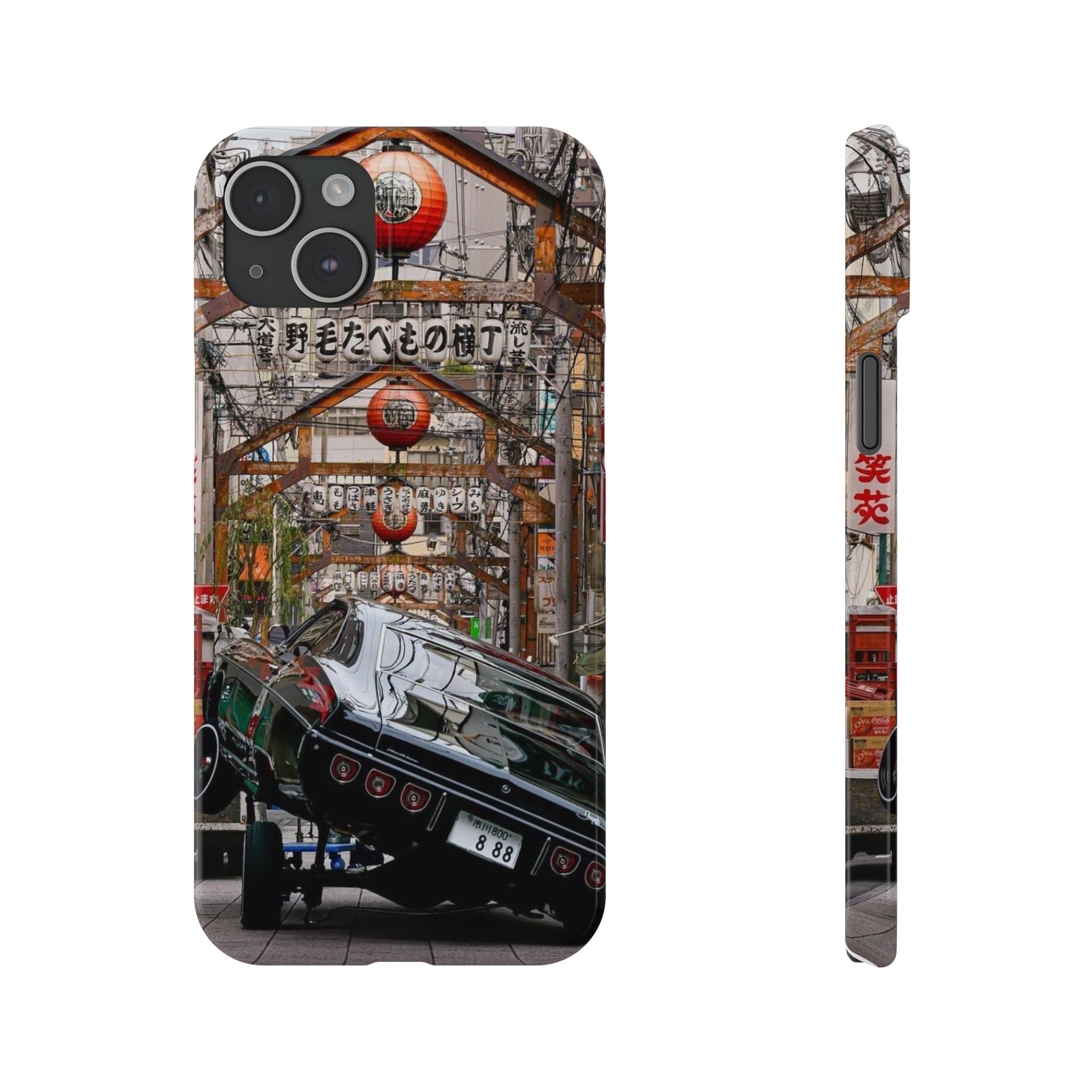 Retro Japanese Street Lowrider Slim Phone Case