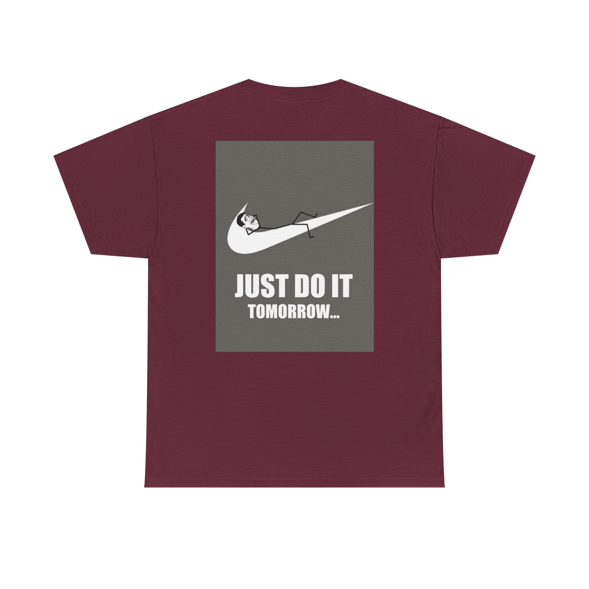 Just Do It Tomorrow Tee — 'Deal With It' Pixel Sunglasses Graphic T‑Shirt