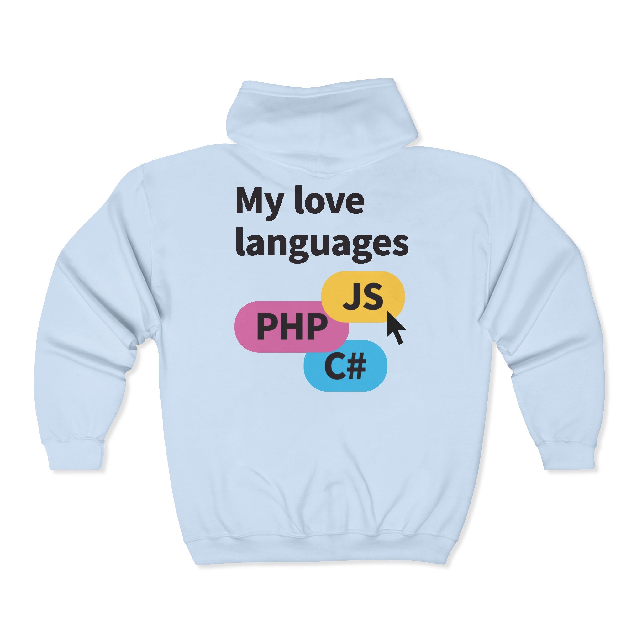 Monster Face Zip Hoodie — Playful Cartoon Splat Design