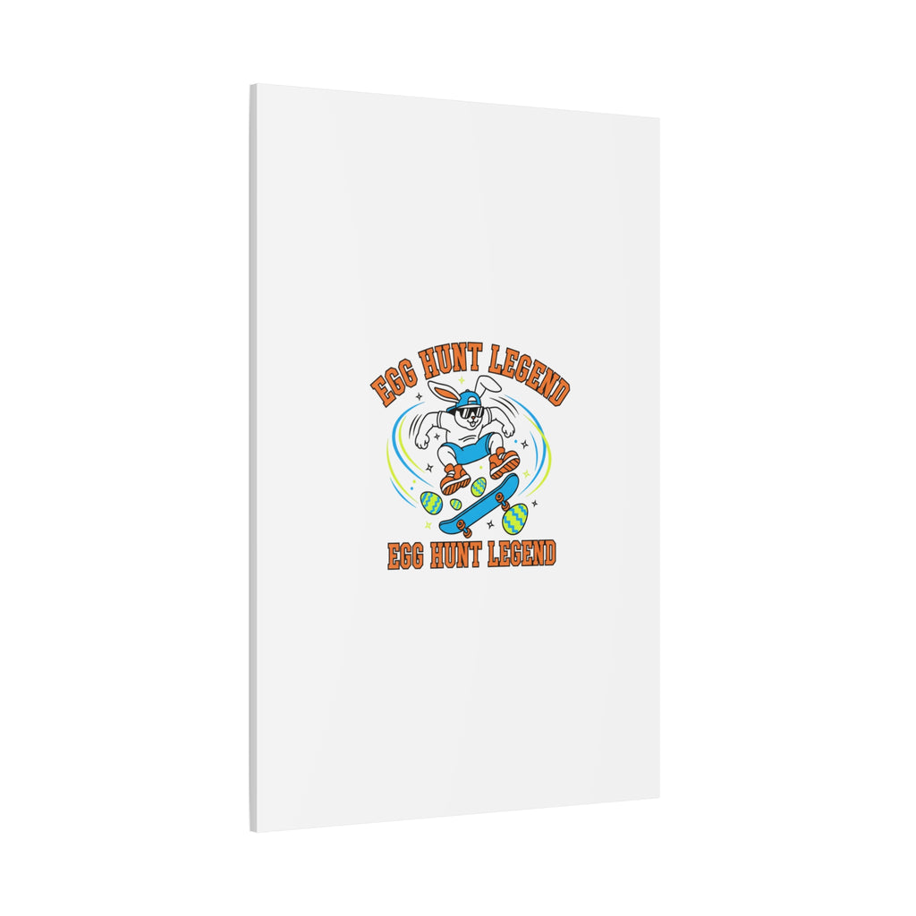 Egg Hunt Legend Canvas | Bold Boys Easter, Egg Hunter Skateboard Dino Egg