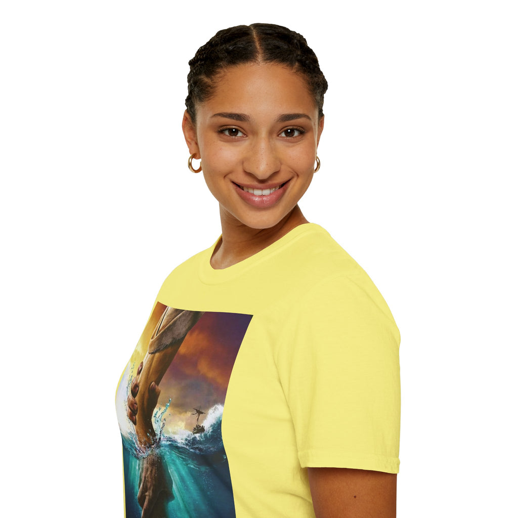 Rescue & Hope T-Shirt — Helping Hand Graphic Tee