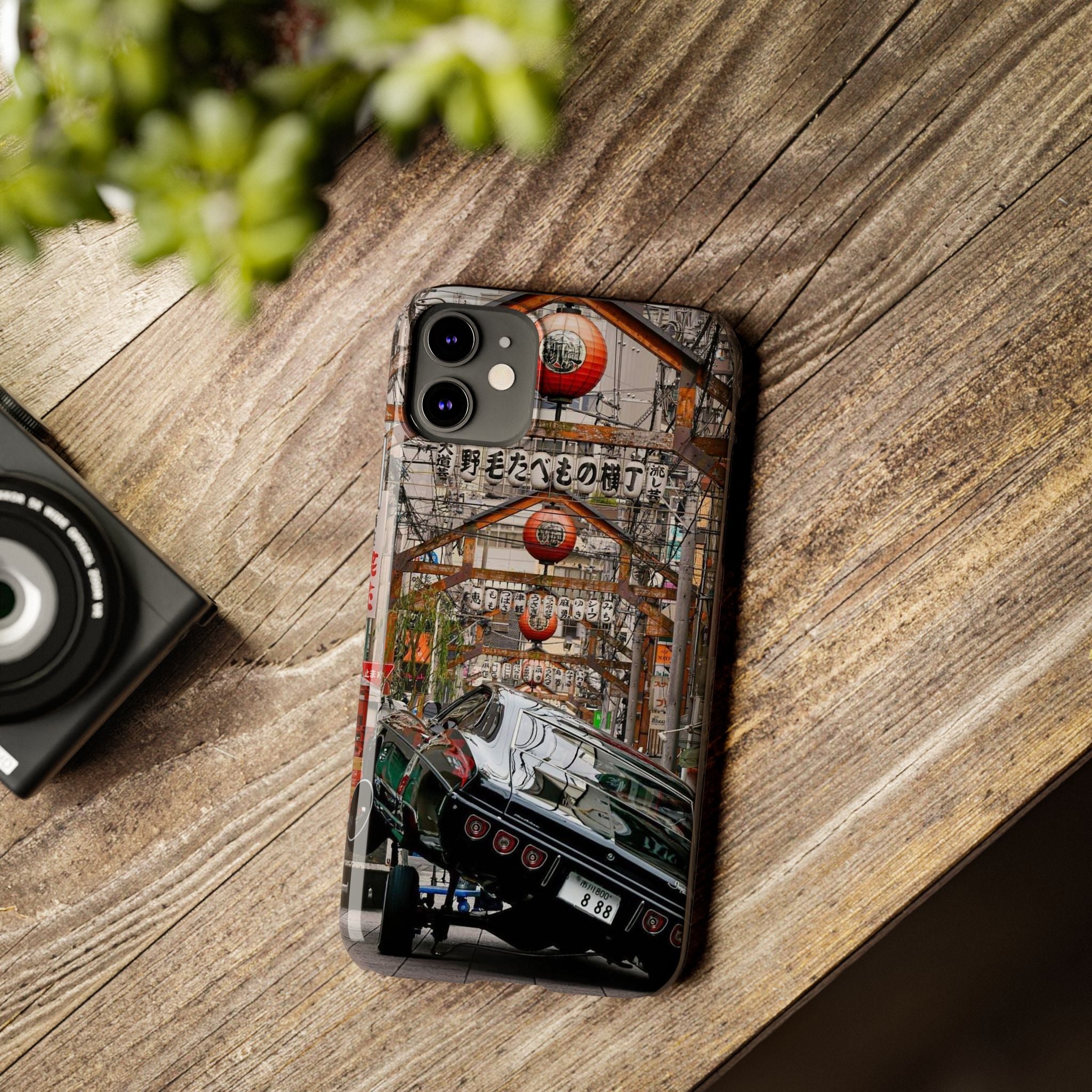 Retro Japanese Street Lowrider Slim Phone Case