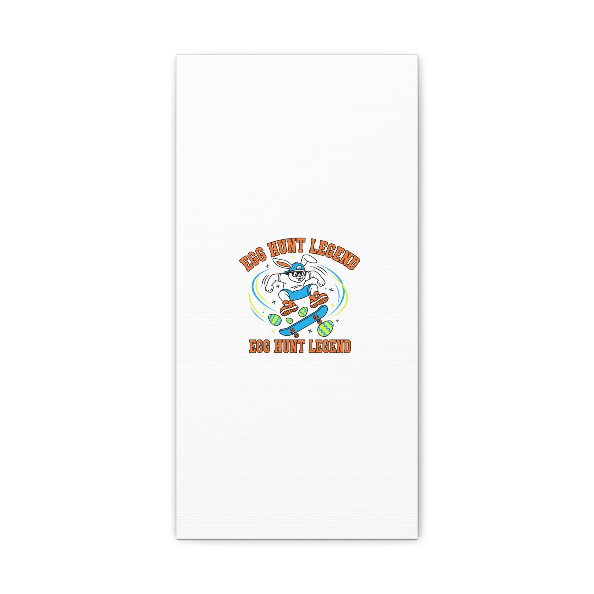 Egg Hunt Legend Canvas | Bold Boys Easter, Egg Hunter Skateboard Dino Egg