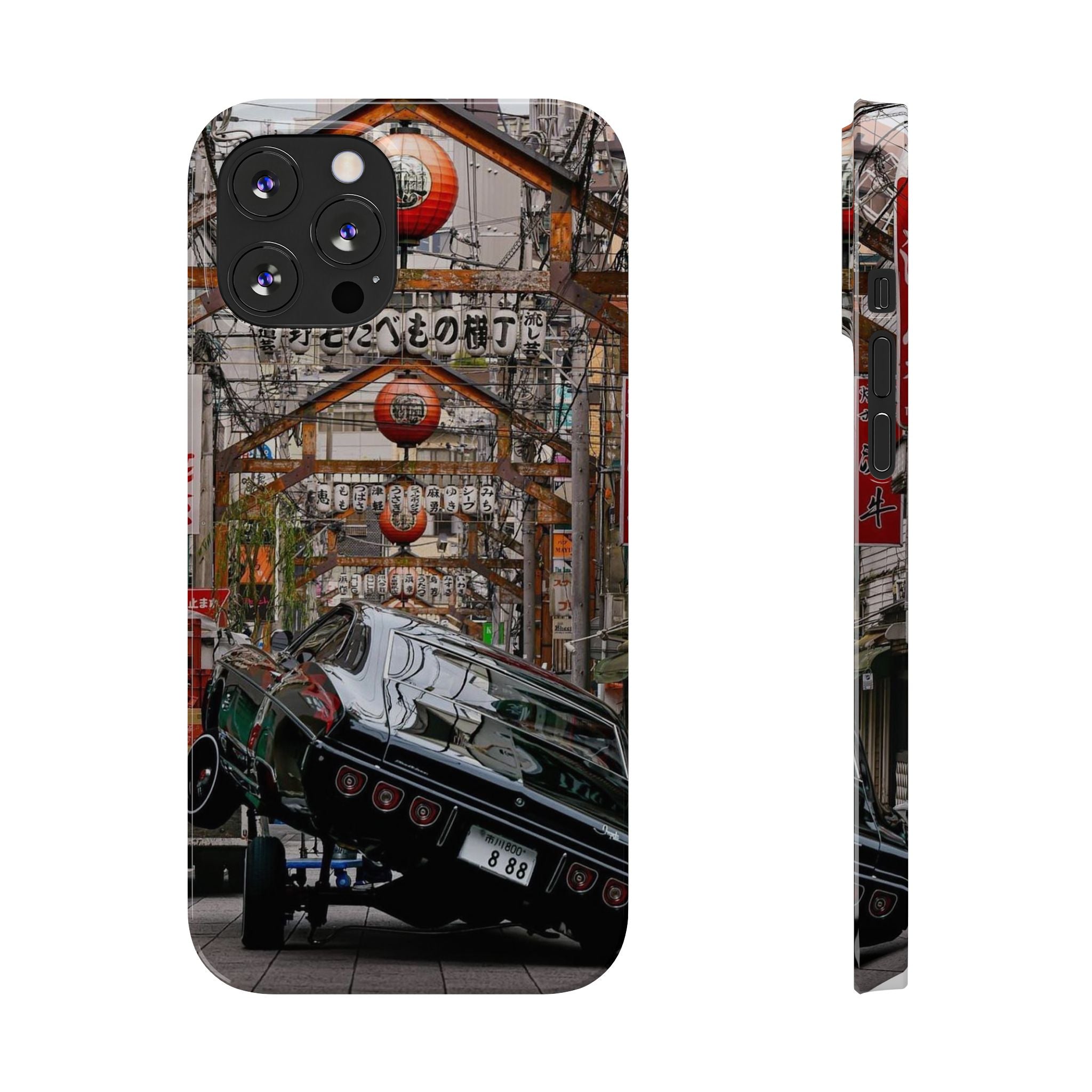 Retro Japanese Street Lowrider Slim Phone Case