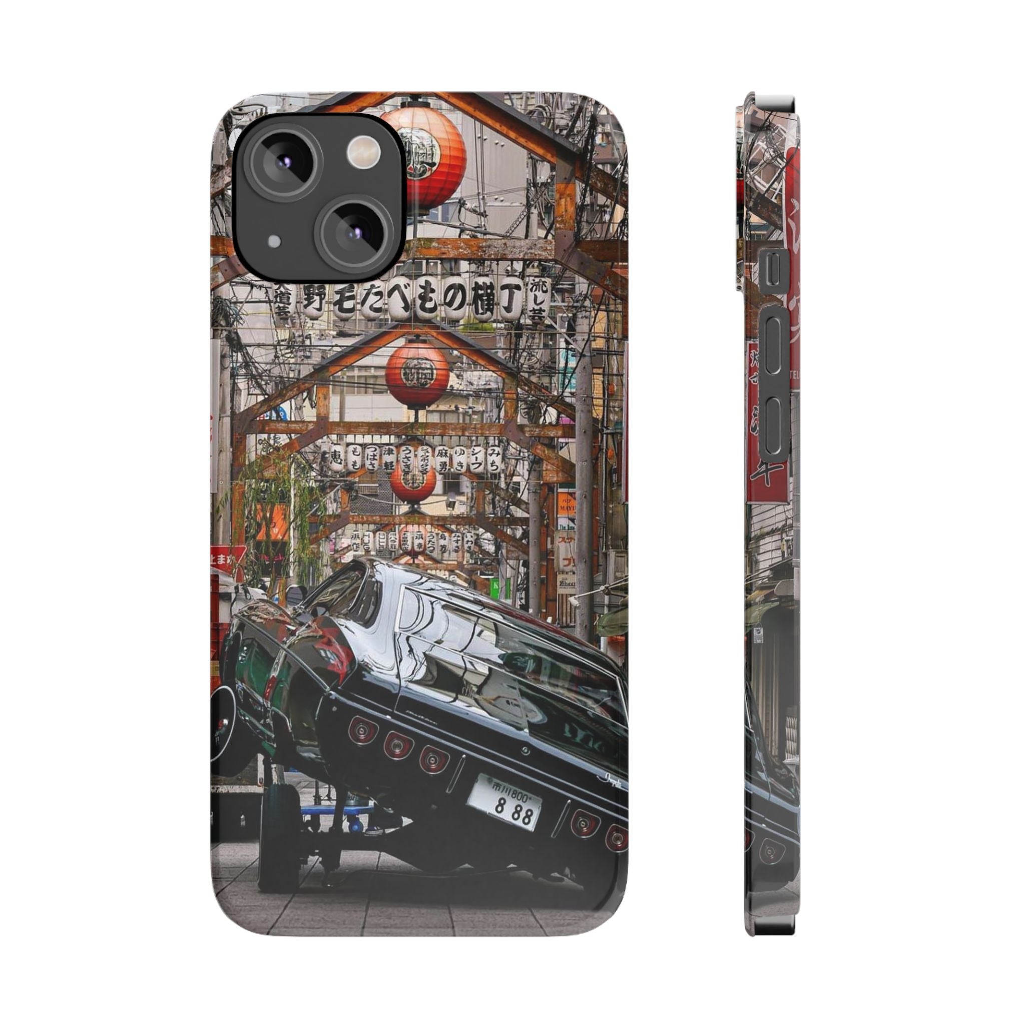 Retro Japanese Street Lowrider Slim Phone Case