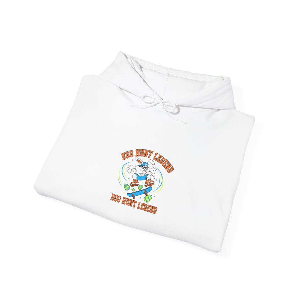 Egg Hunter Hoodie | boys Easter graphic, dinosaur egg camo