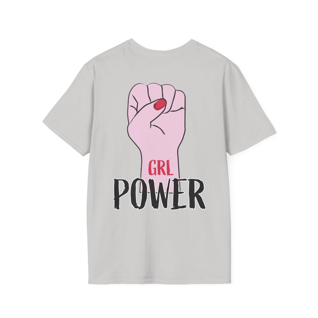 Girl Power Floral Portrait T-Shirt