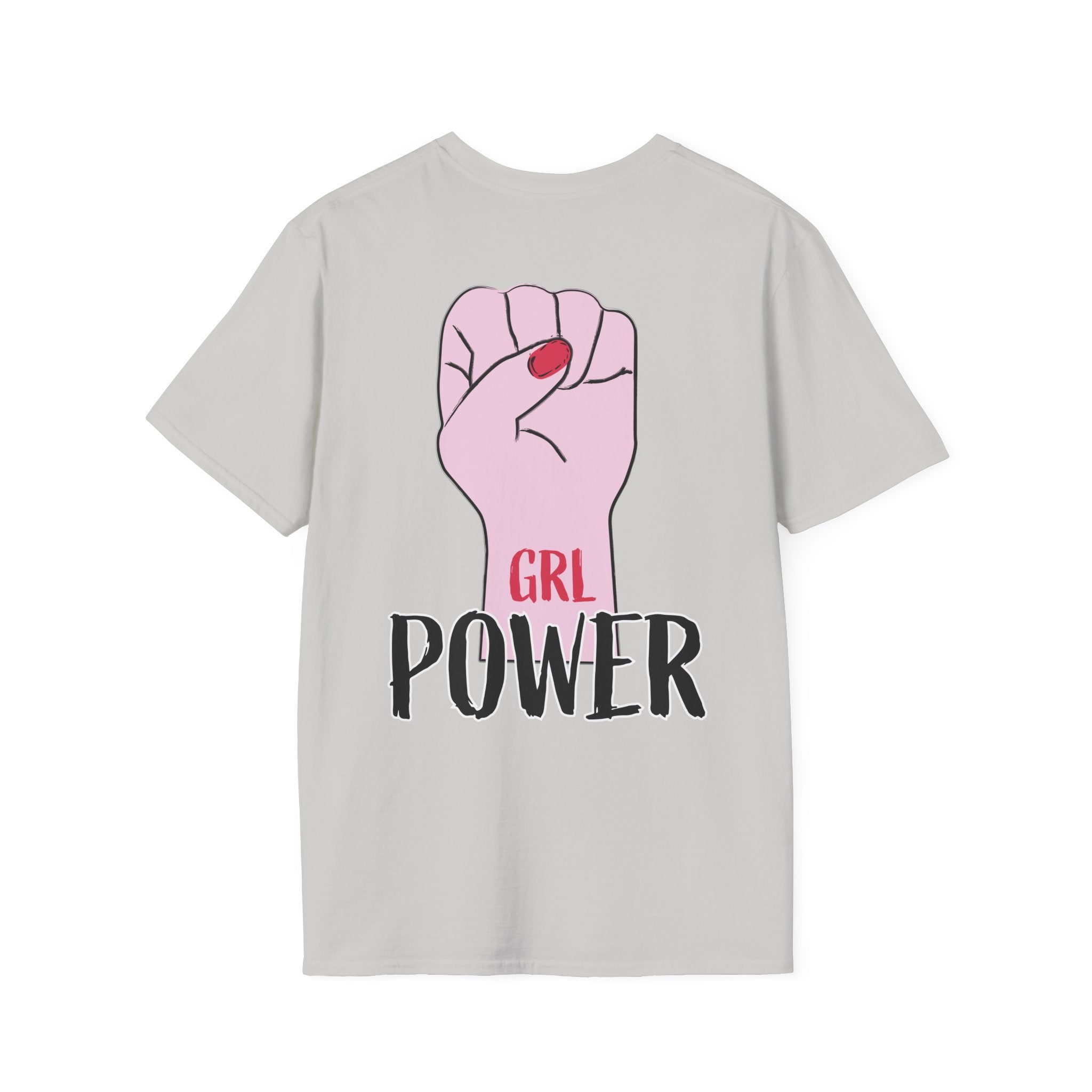 Girl Power Floral Portrait T-Shirt