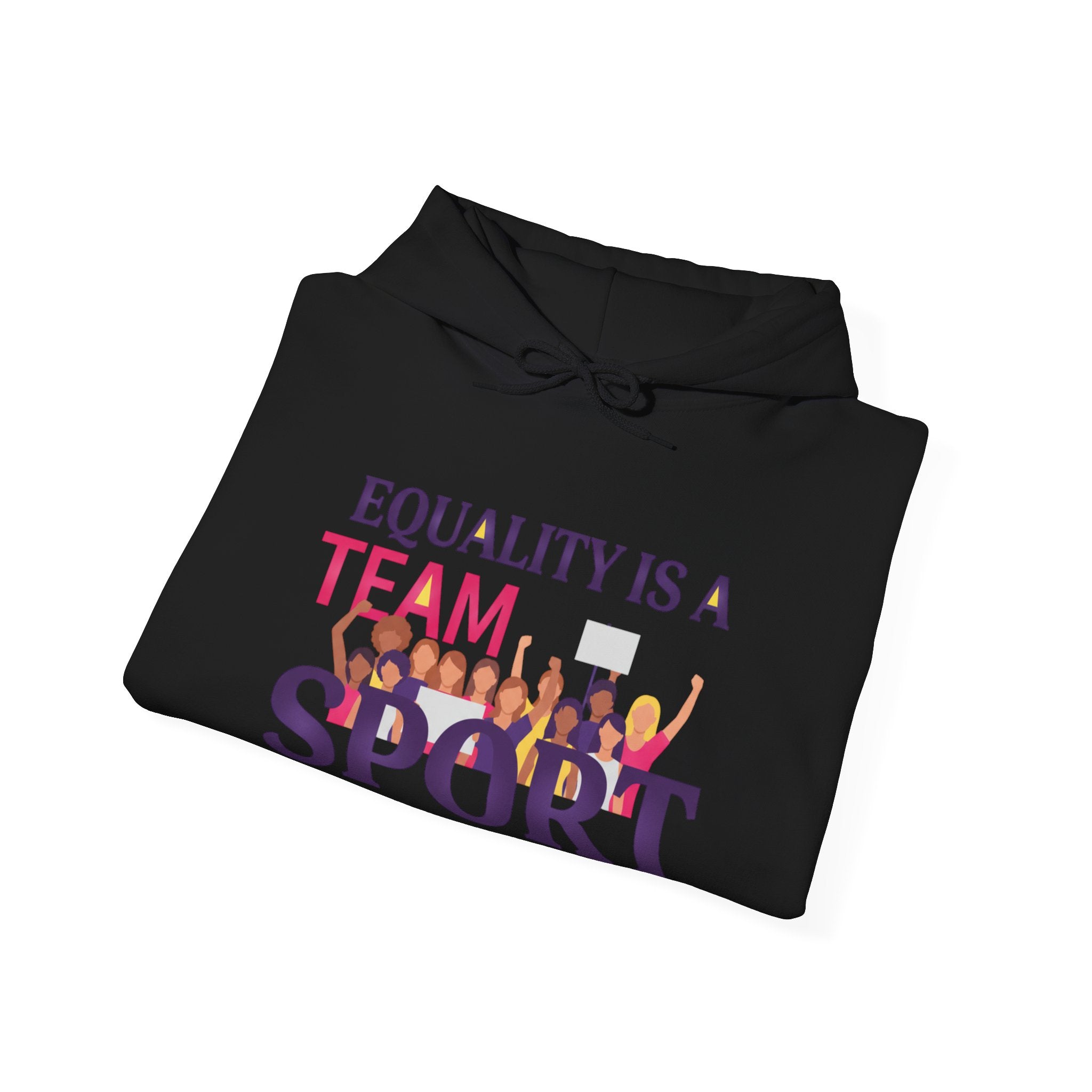 Equality Is a Team Sport Hoodie — Inclusive Team Unity Sweatshirt