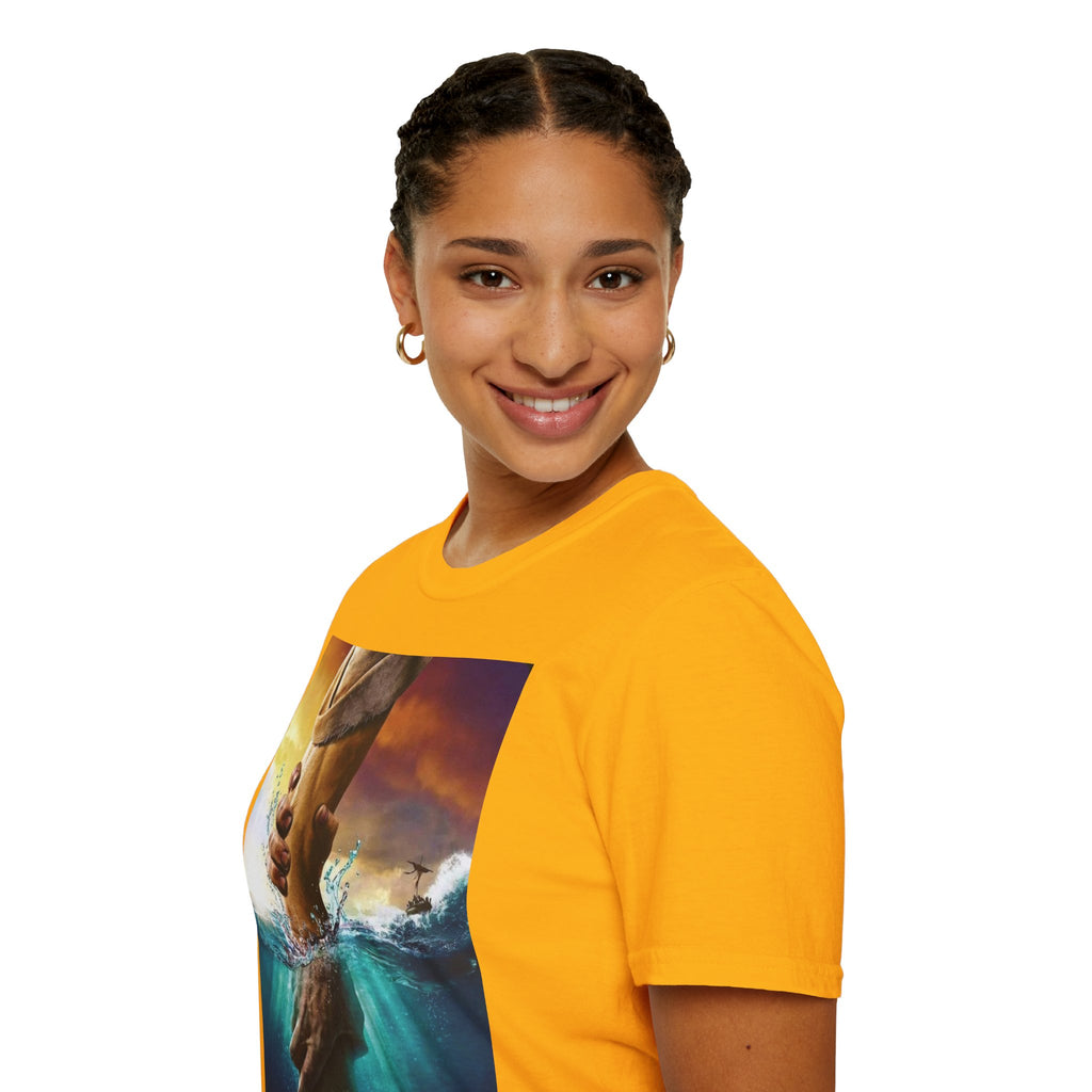 Rescue & Hope T-Shirt — Helping Hand Graphic Tee
