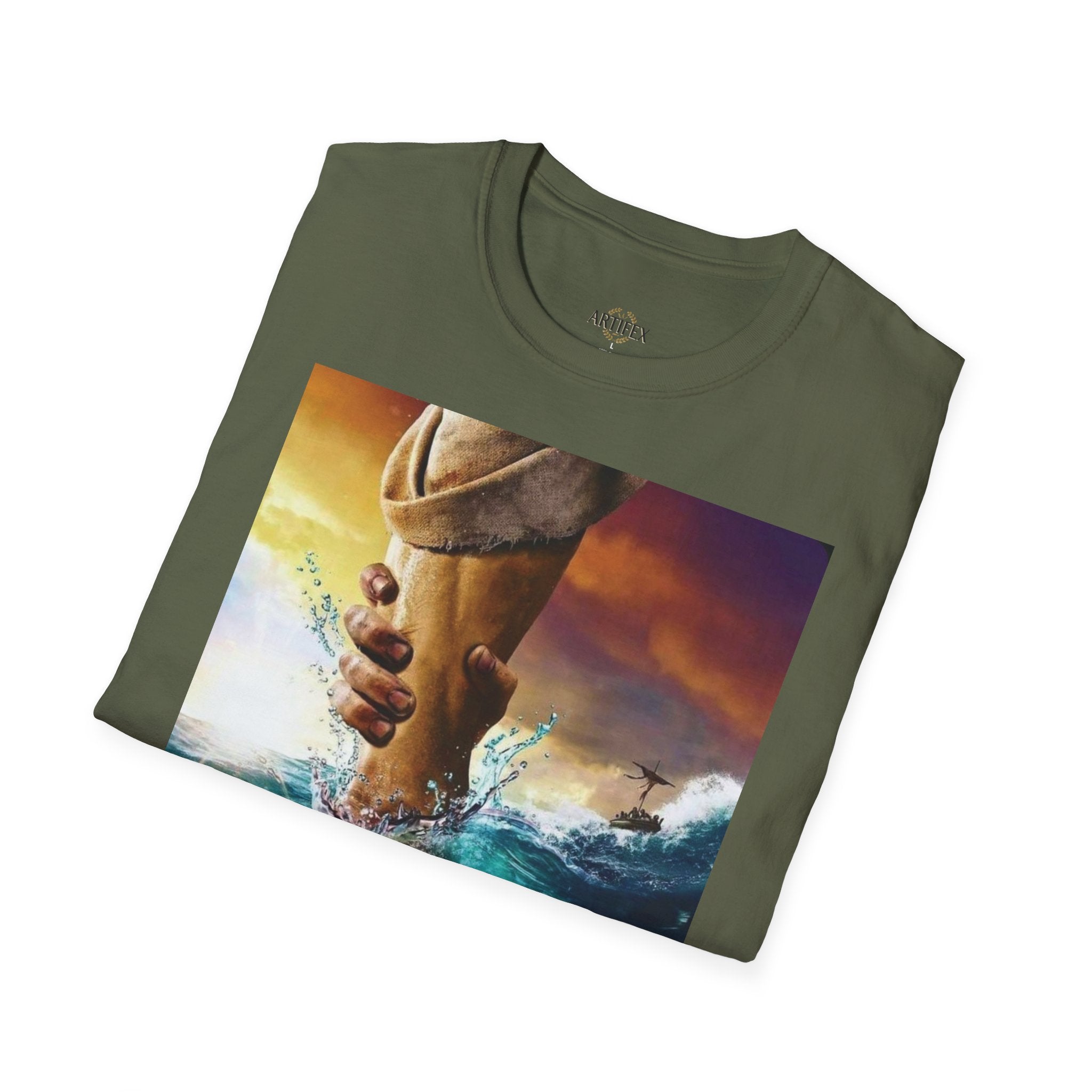 Rescue & Hope T-Shirt — Helping Hand Graphic Tee
