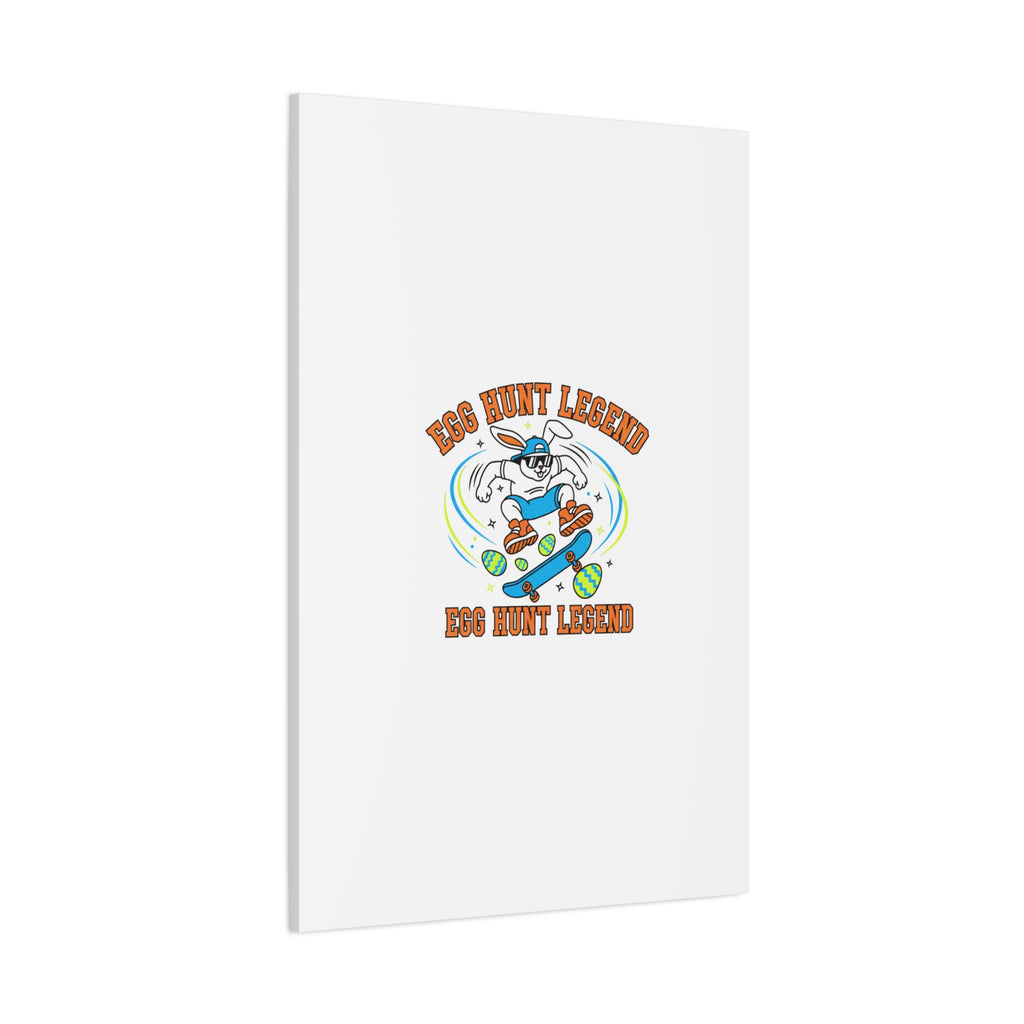 Egg Hunt Legend Canvas | Bold Boys Easter, Egg Hunter Skateboard Dino Egg