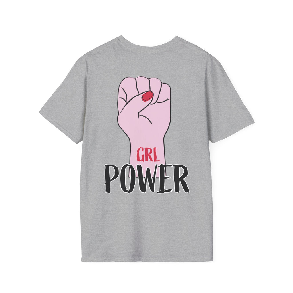 Girl Power Floral Portrait T-Shirt