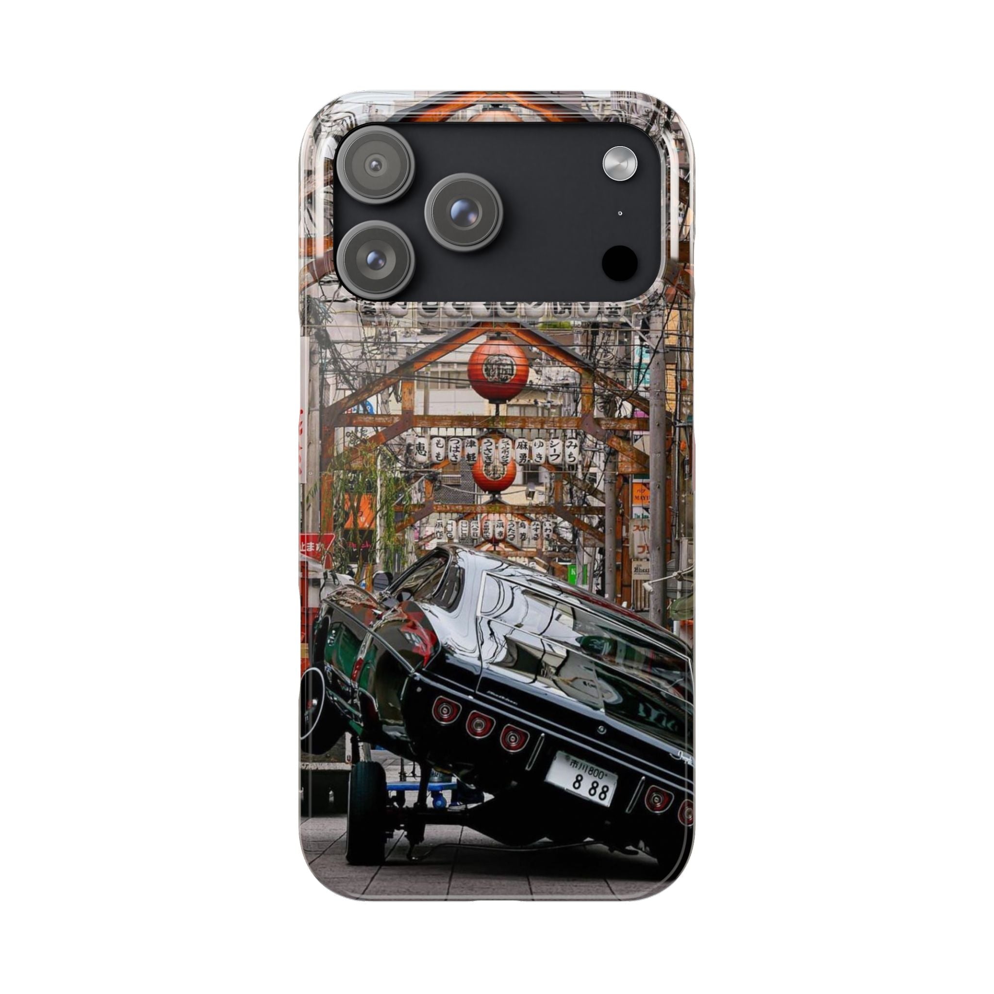Retro Japanese Street Lowrider Slim Phone Case